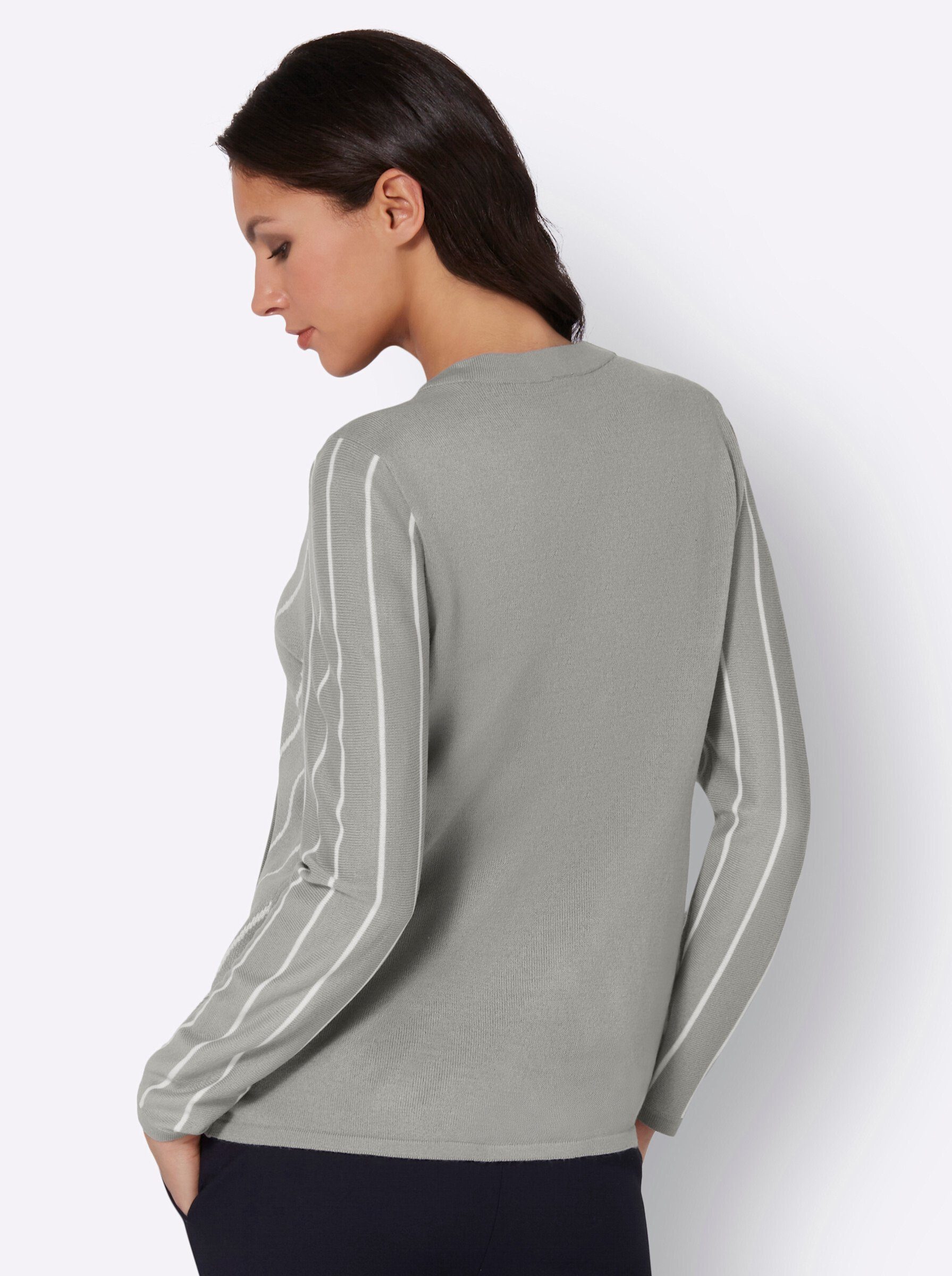 Sieh an! T-Shirt V-Ausschnitt-Pullover günstig online kaufen