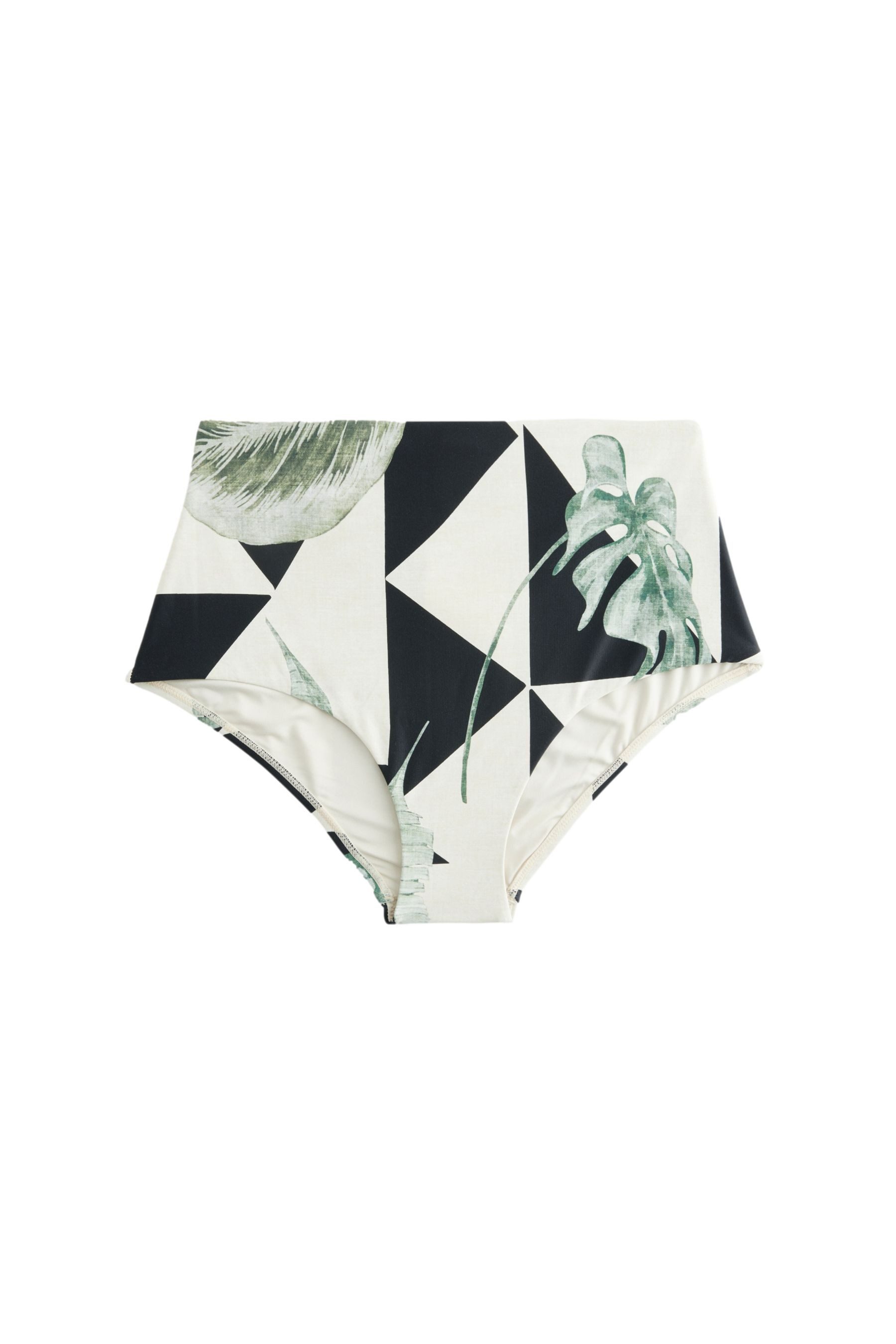 Next Bikini-Hose Bedruckte Bikinihose mit hohem günstig online kaufen