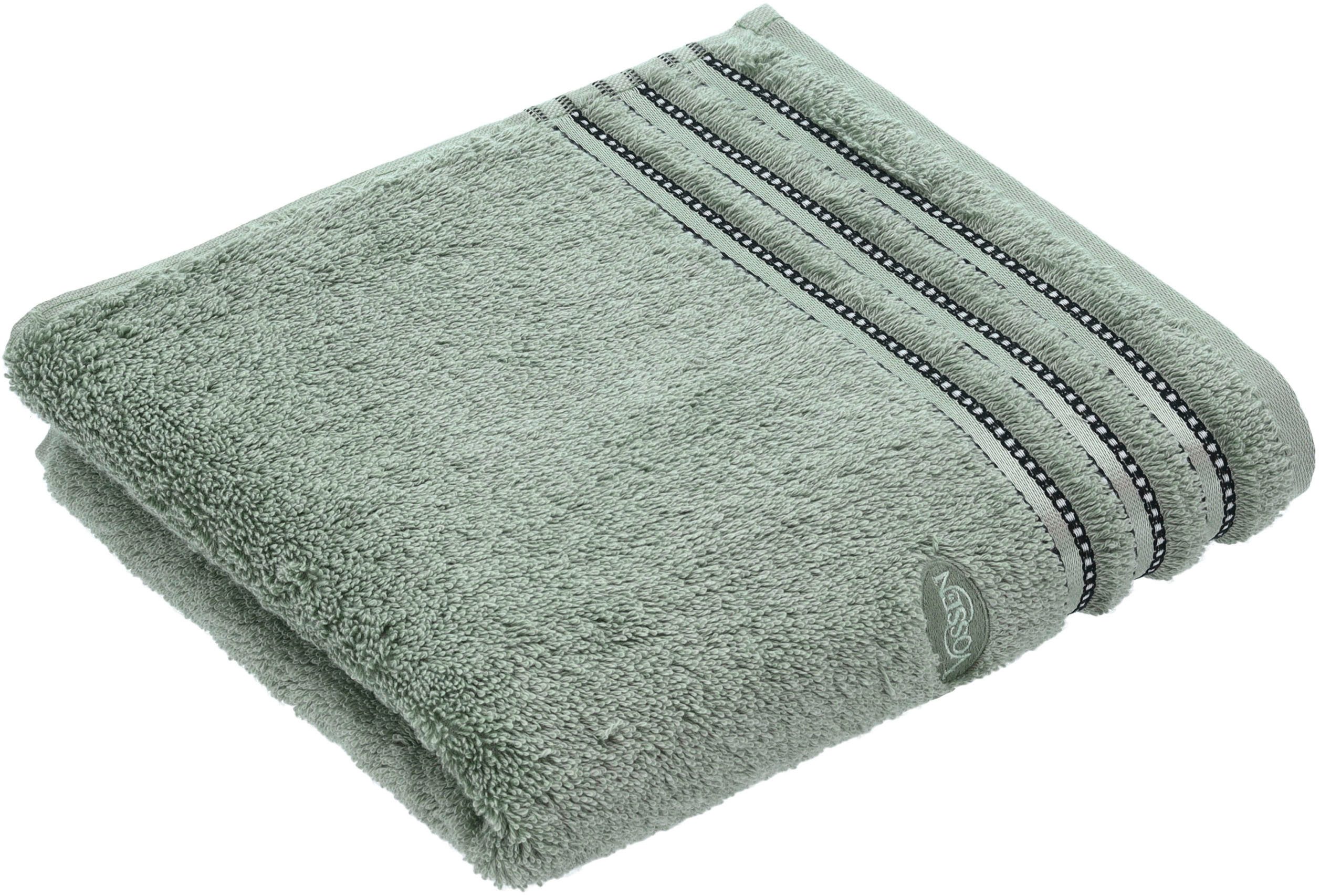 Vossen Badetuch »Cult de Luxe«, (1 St., Badetuch 67 x 140 cm), mit Glanzbor günstig online kaufen