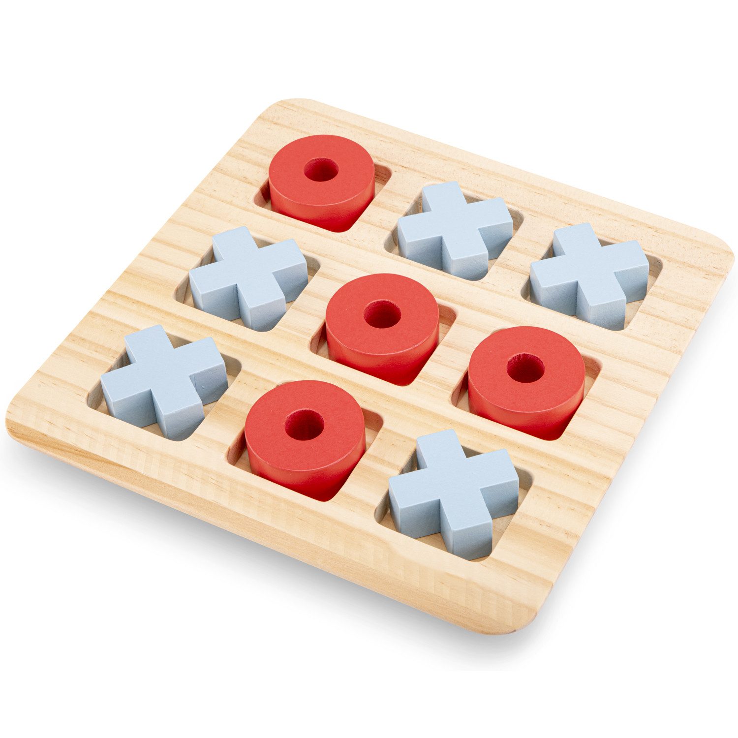 New Classic Toys® Spielesammlung Tic Tac Toe, Brettspiel, Holzspielzeug, FSC®-zertifiziert
