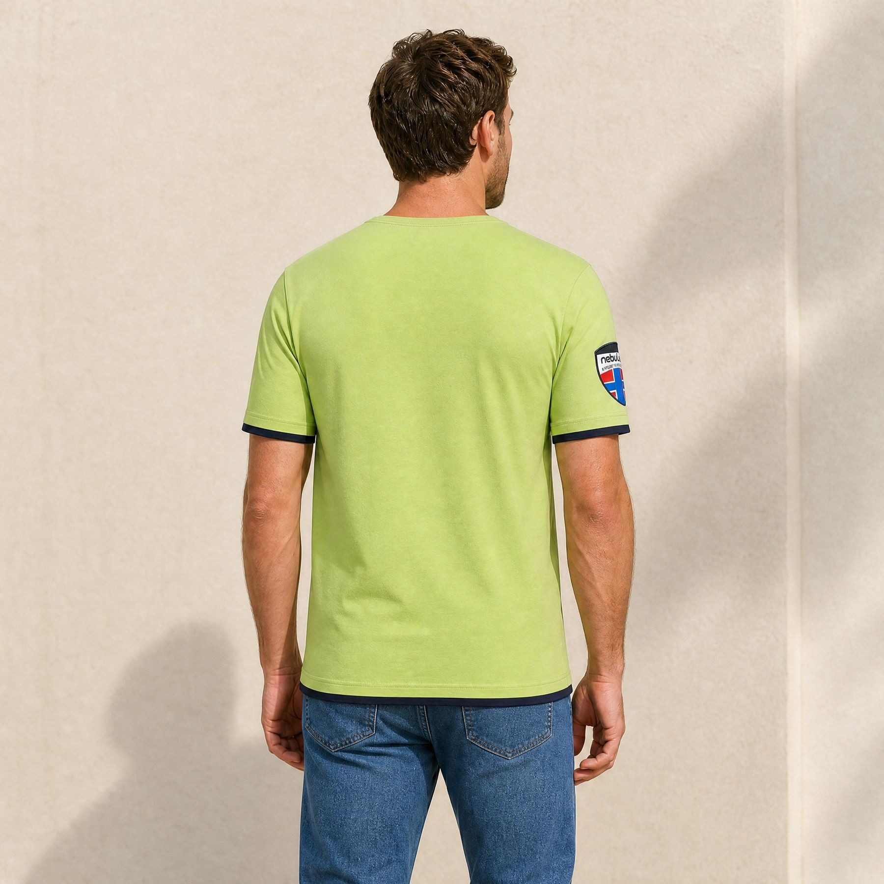Nebulus T-Shirt KENO, P5354 - Herren, limettengrün, L