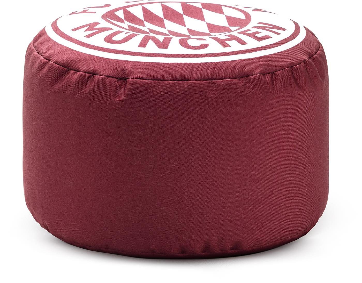 Sitzsack FCB Bayern München Dotcom VIP weinrot mit Füllung