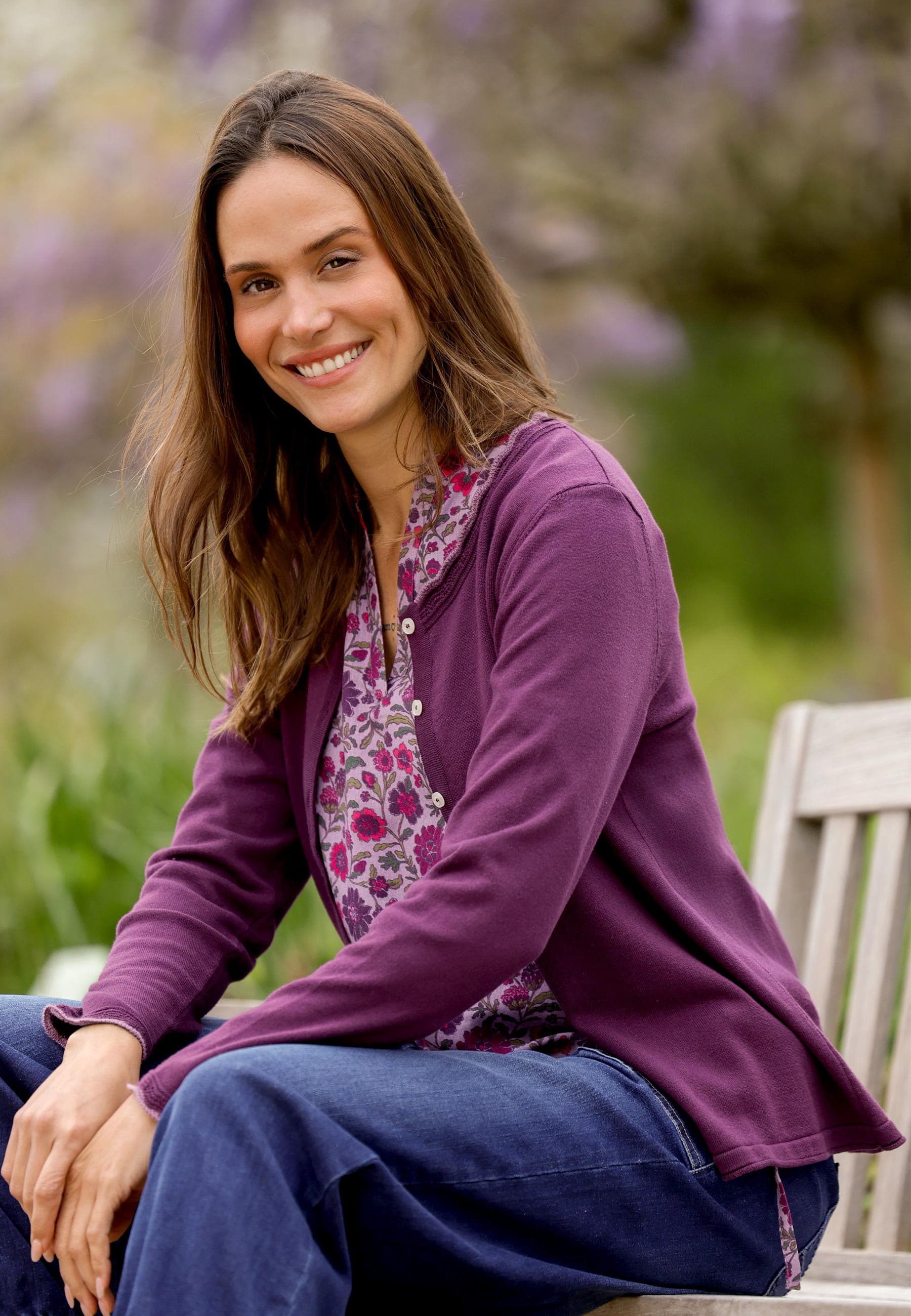 Sorgenfri Sylt Strickjacke Idores Spitzendetails