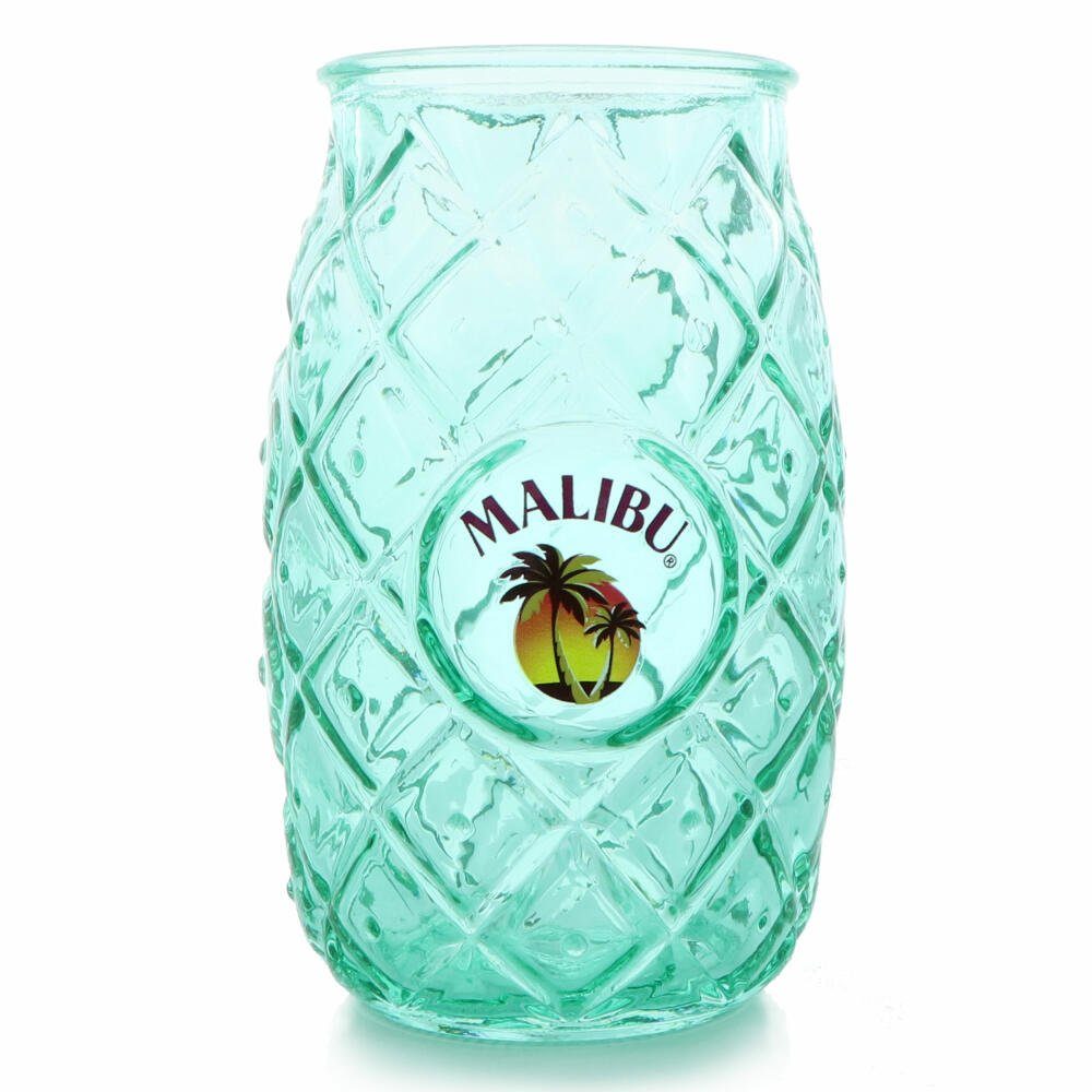 Malibu Cocktailglas Ananasglas Blau, Glas