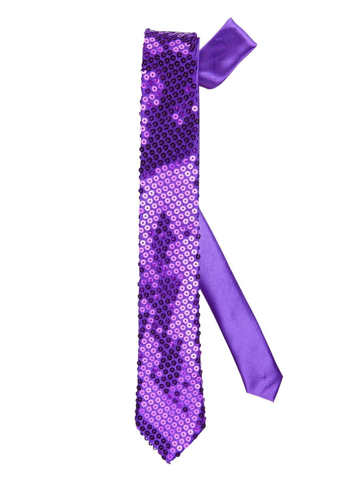 Widdmann Krawatte Krawatte Pailletten violett Krawatte in mittlerer Breite für jeden Zweck