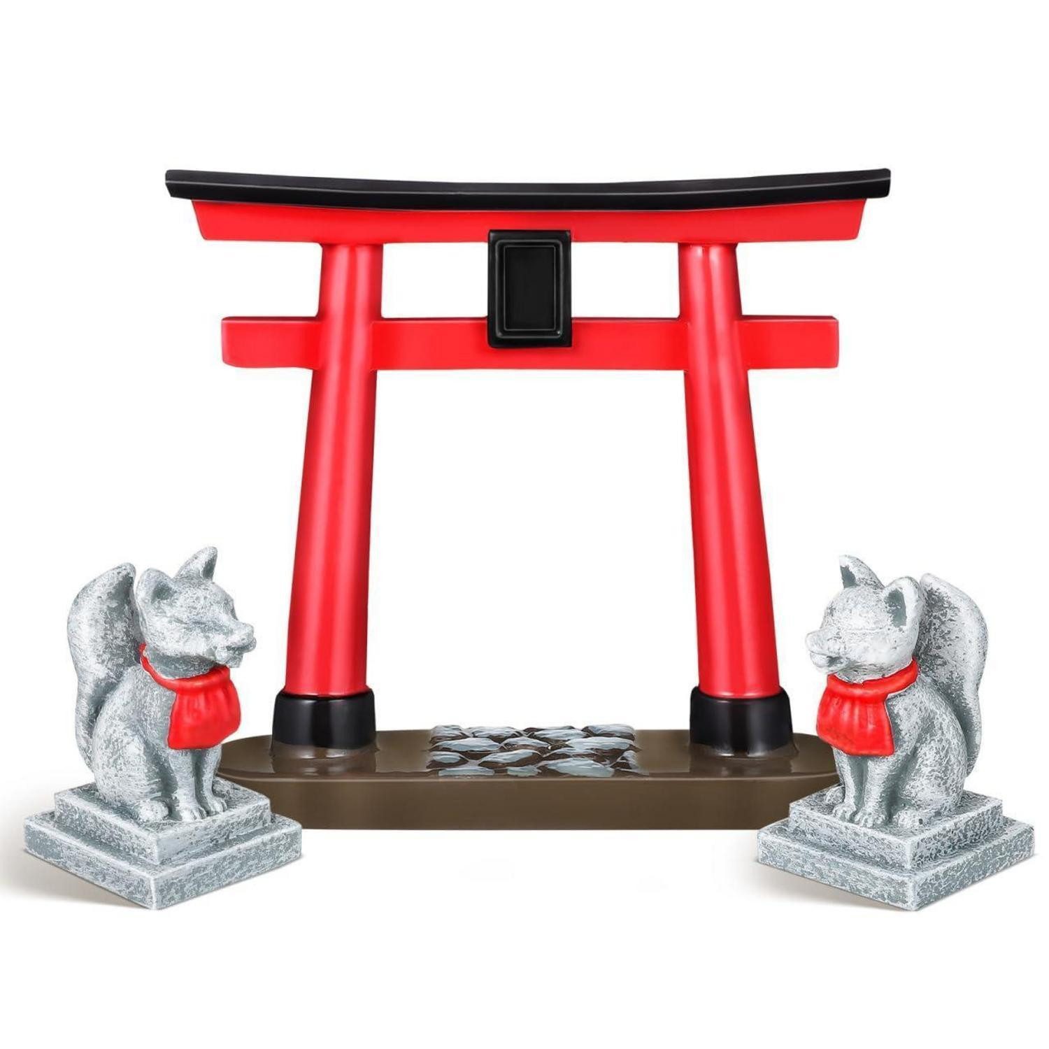 LuxusKollektion Aquariendeko Torii Skulptur Aquarium Deko