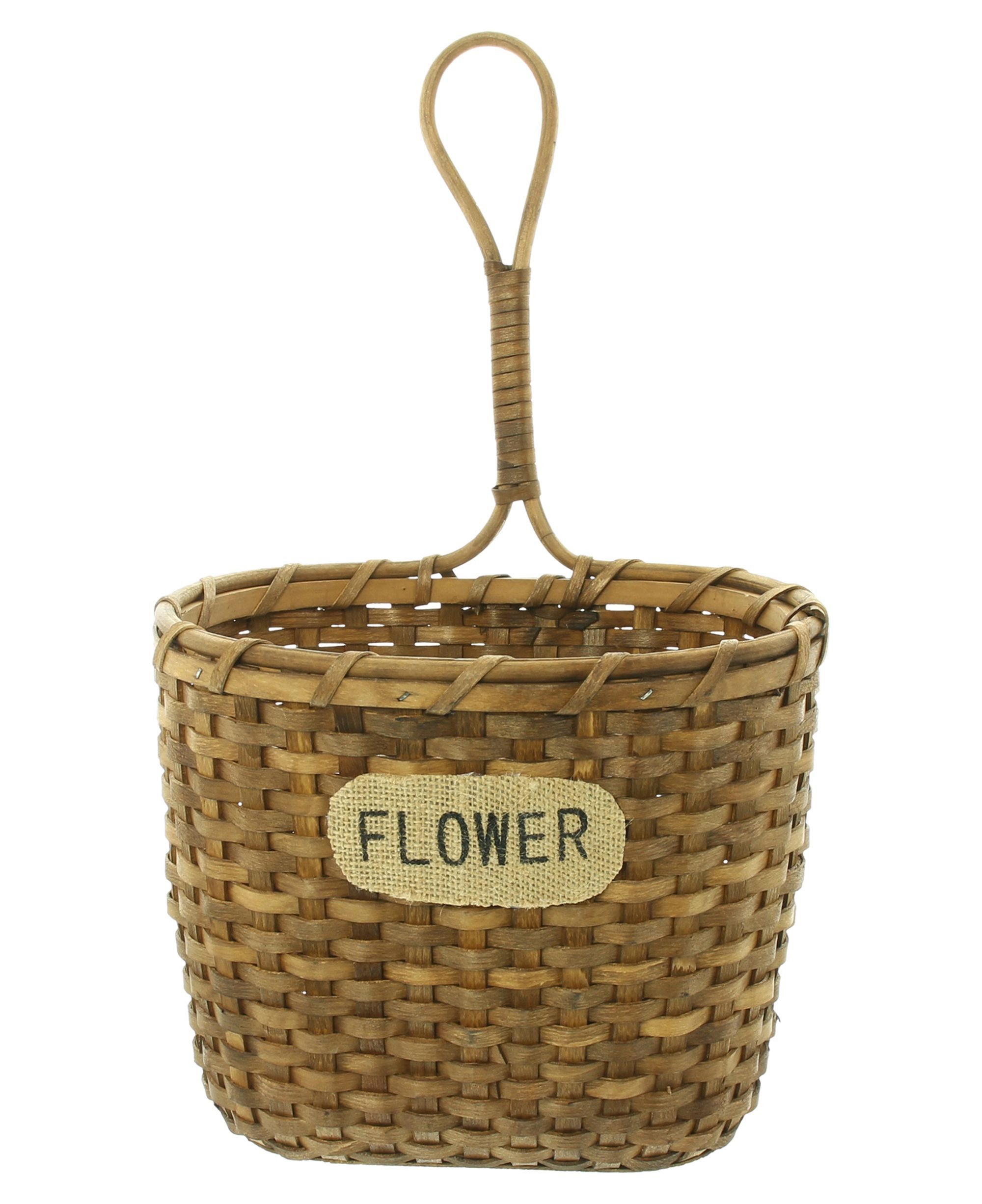 Frank Flechtwaren Blumentopf, Hängepflanzer Holzspan günstig online kaufen