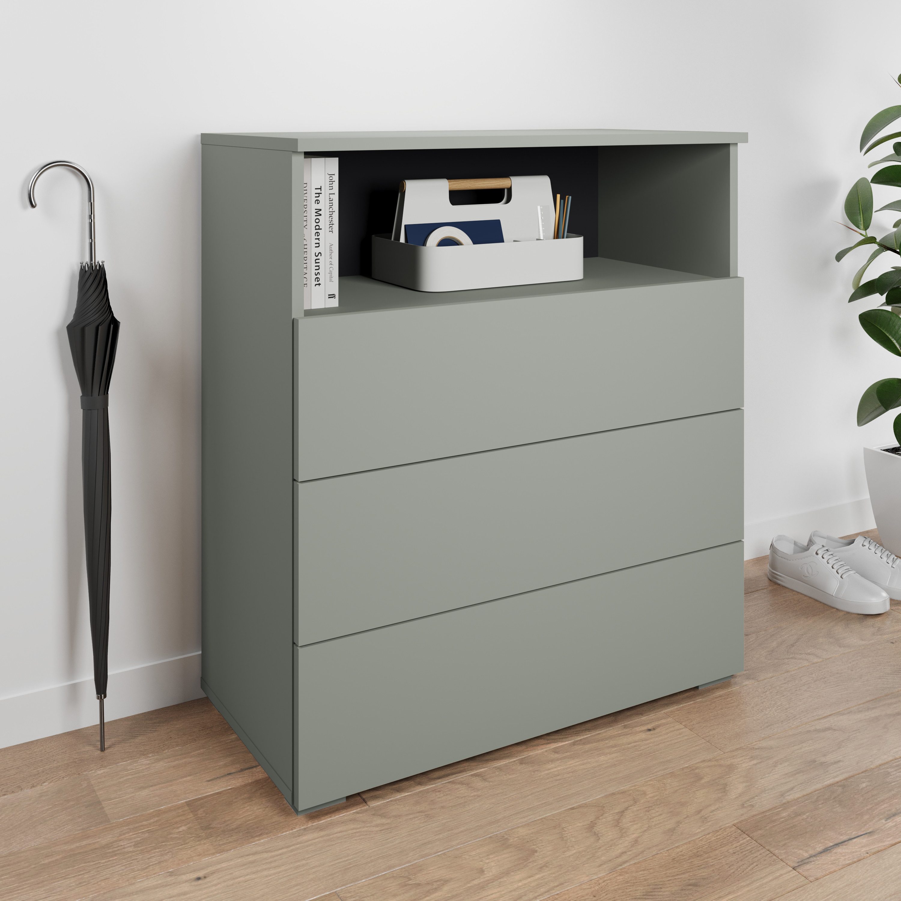 OTTO home Kommode Paris, mit 3 Schubkästen (Breite 70 cm)