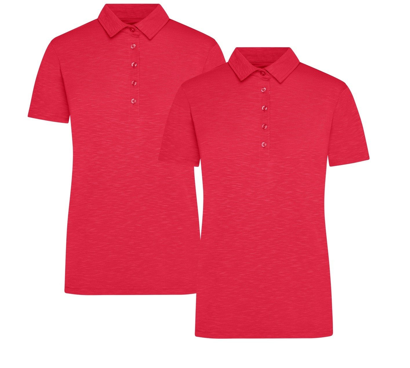 James & Nicholson Poloshirt Doppelpack Damen Funktionspolo für Freizeit und Sport Polo JN751 (Doppelpack, 2er-Pack) Atmungsaktiv und feuchtigkeitsregulierend, schnelltrocknend