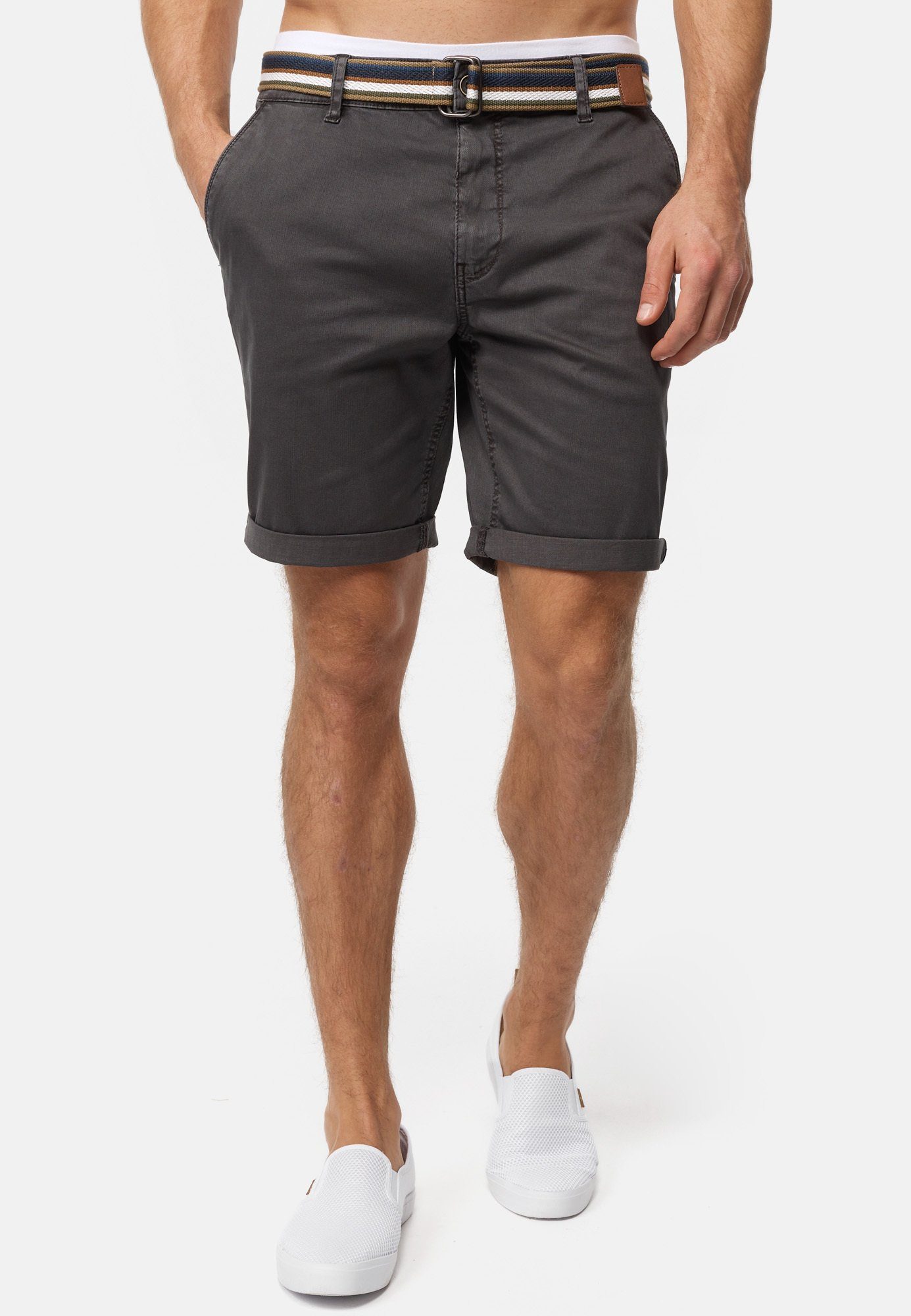 Indicode Chinoshorts INCunning aus elastischer Baumwoll-Qualität, günstig online kaufen