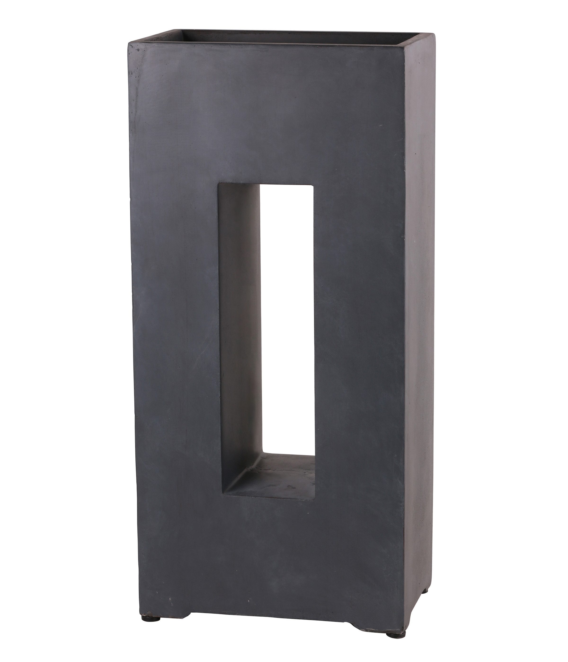Dehner Blumenkasten Pflanzkasten Dubai, frostbeständig, versch. Größen, Kunststein, robust, UV- und wetterbeständig, mit Bodenloch