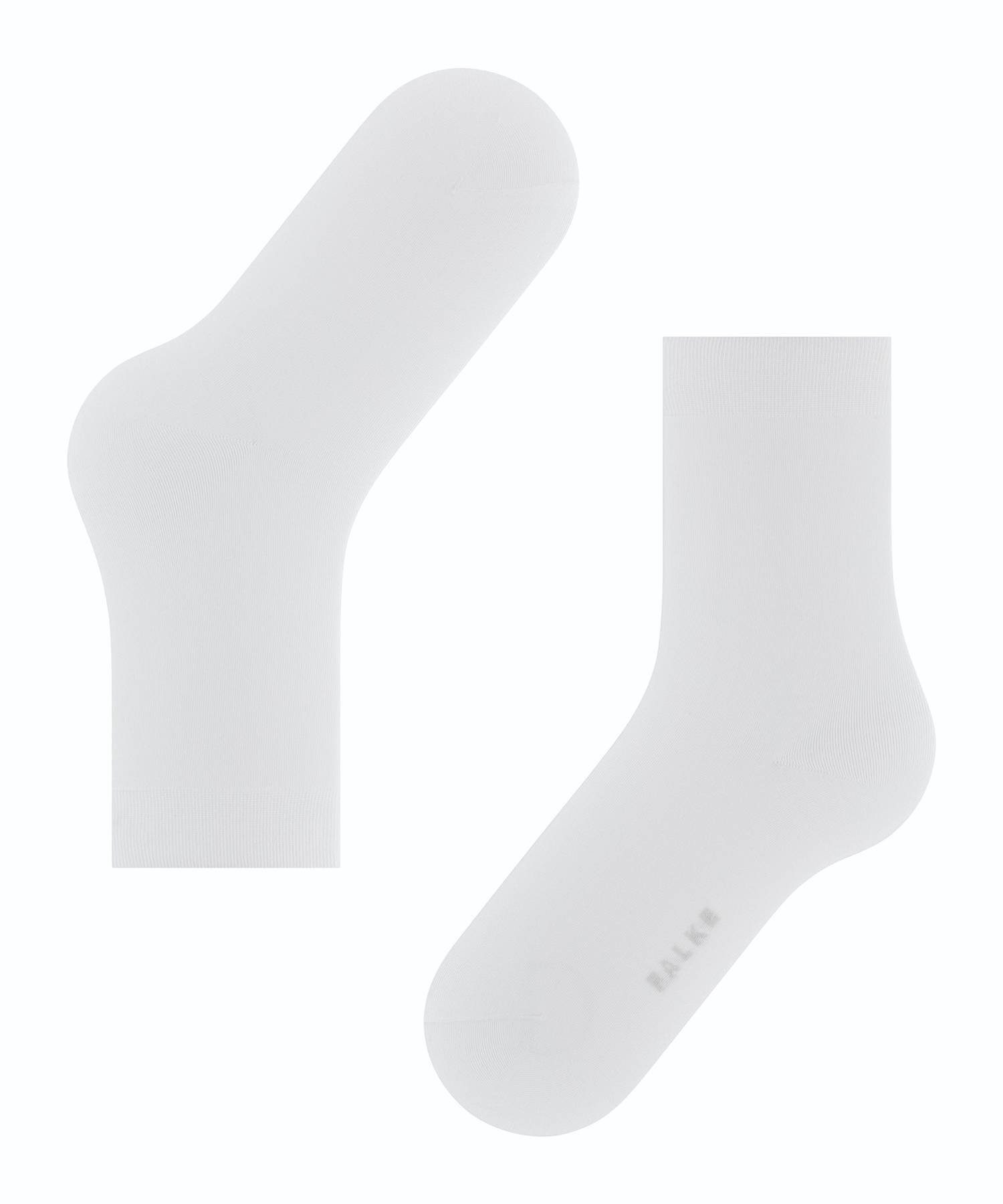 Knit Touch, Cotton (2009) Kurzsocken, Damen FALKE Kurzsocken Weiß Socken -