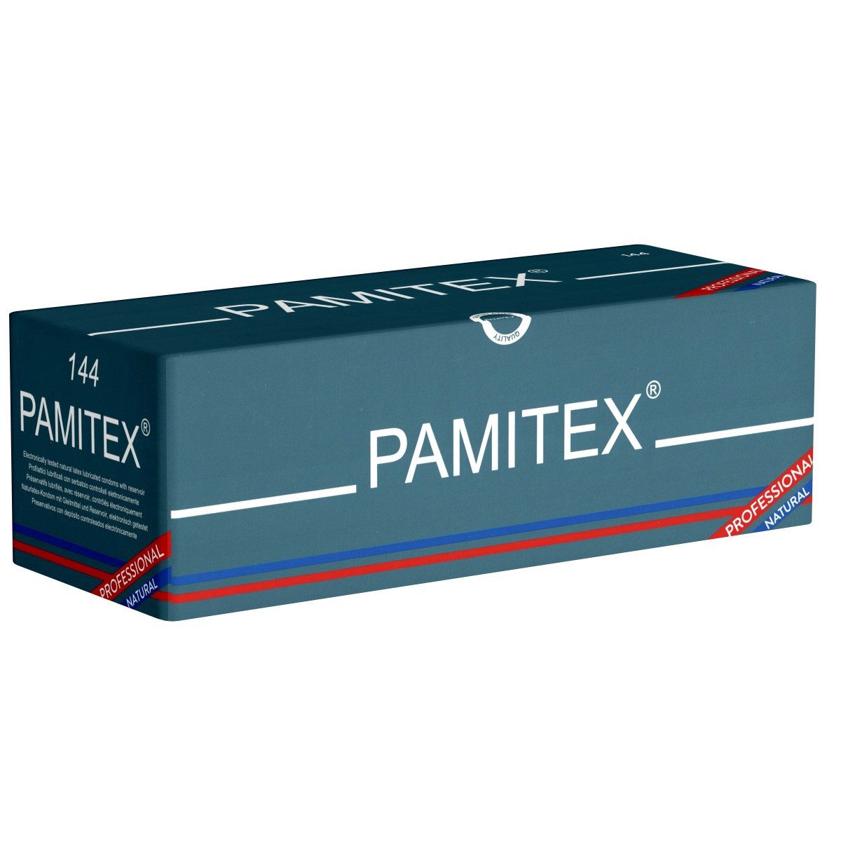 Pamitex Kondome Professional Natural Packung mit, 144 St., lange Kondome
