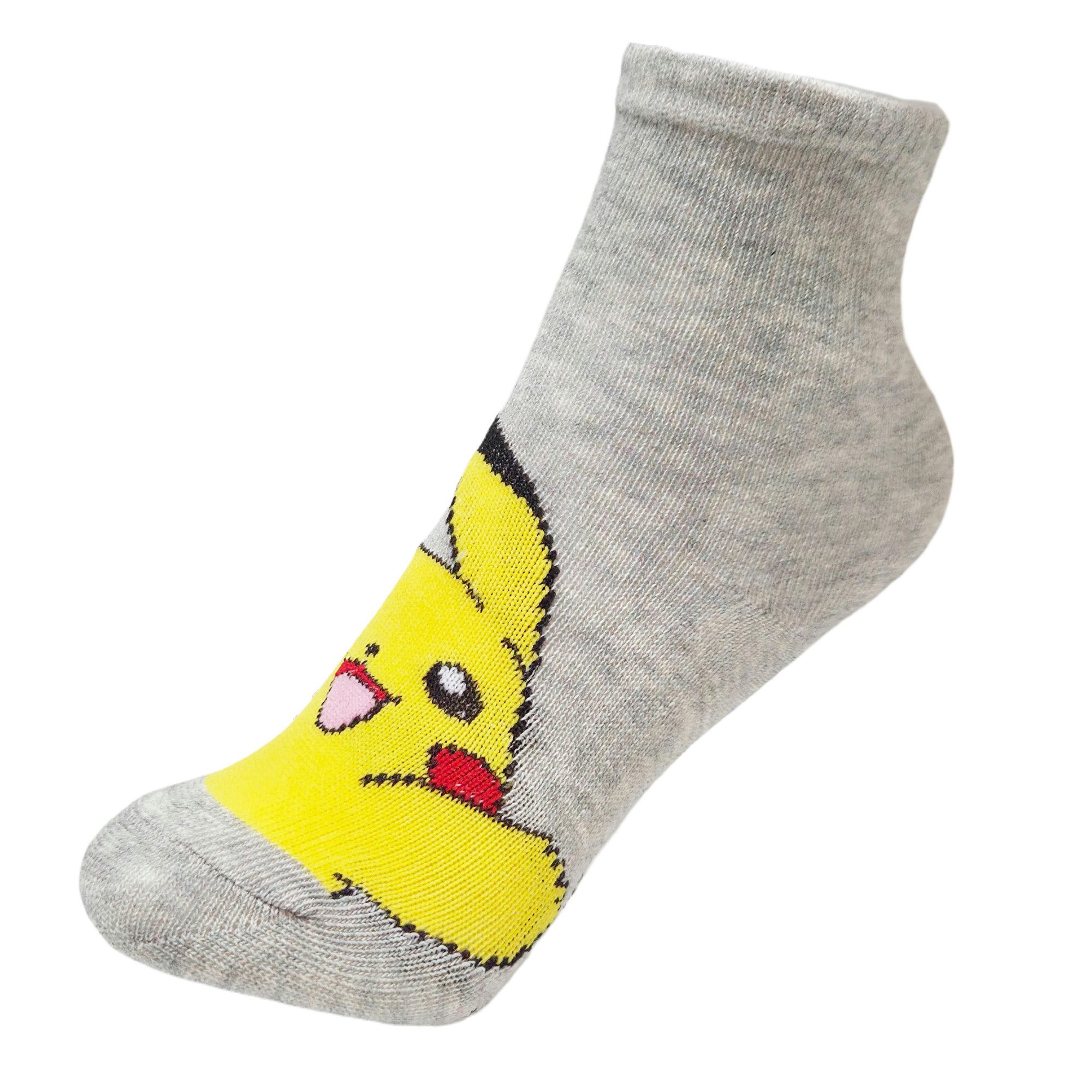 POKÉMON Langsocken Pokemon Pikachu Pokeball Kinder lange Socken 3er Pack Gr. 23-34 (3-Paar) – Bild 4 von 5