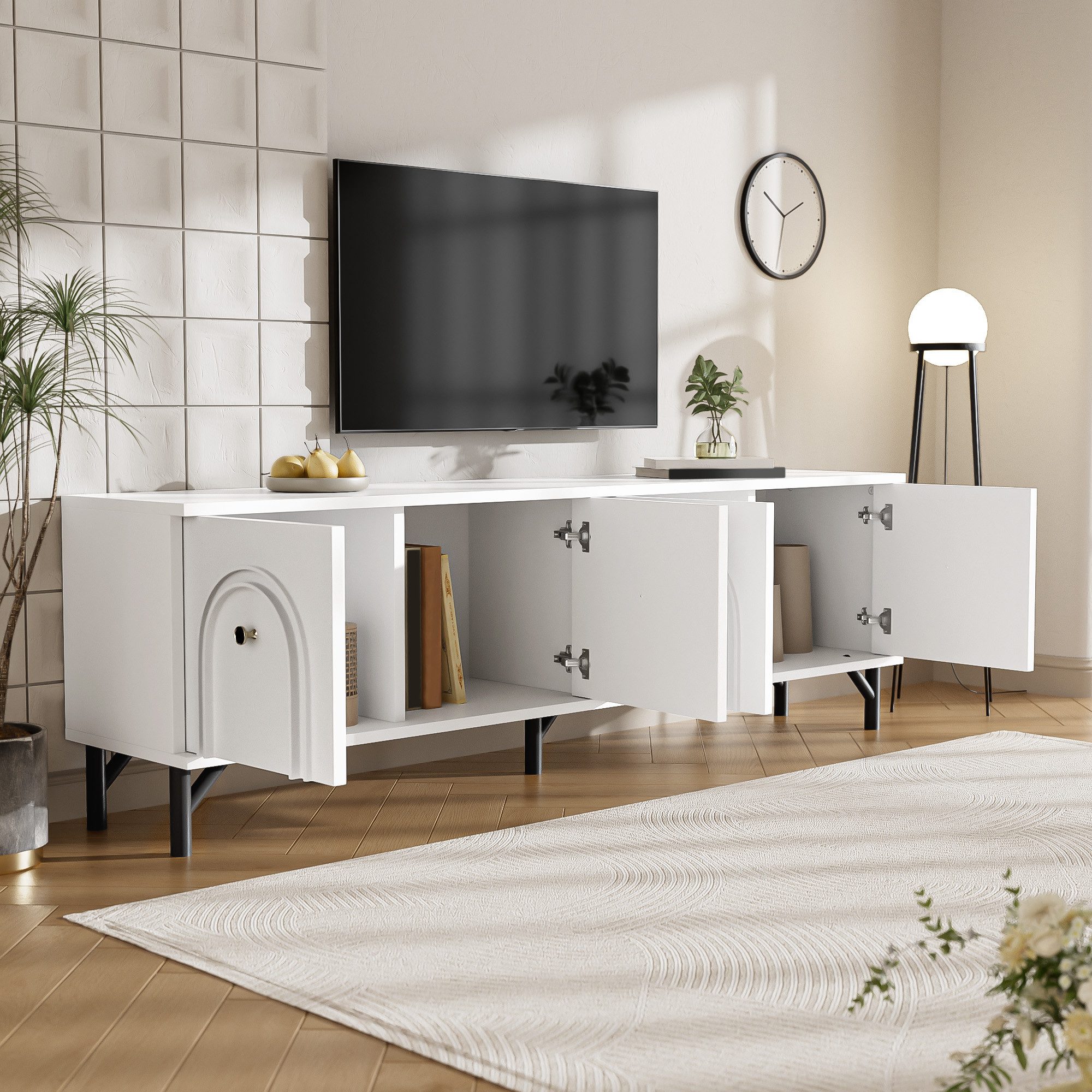 HAUSS SPOLE Lowboard 4-türiges TV-Board –, günstig online kaufen