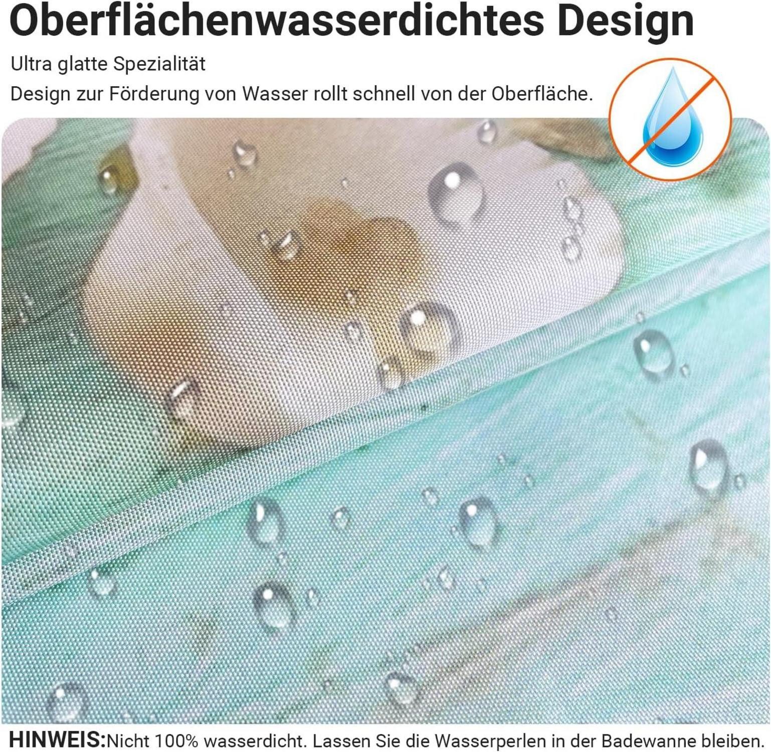 Lerores Duschvorhang Duschvorhang 240x180cm Schale Antischimmel günstig online kaufen