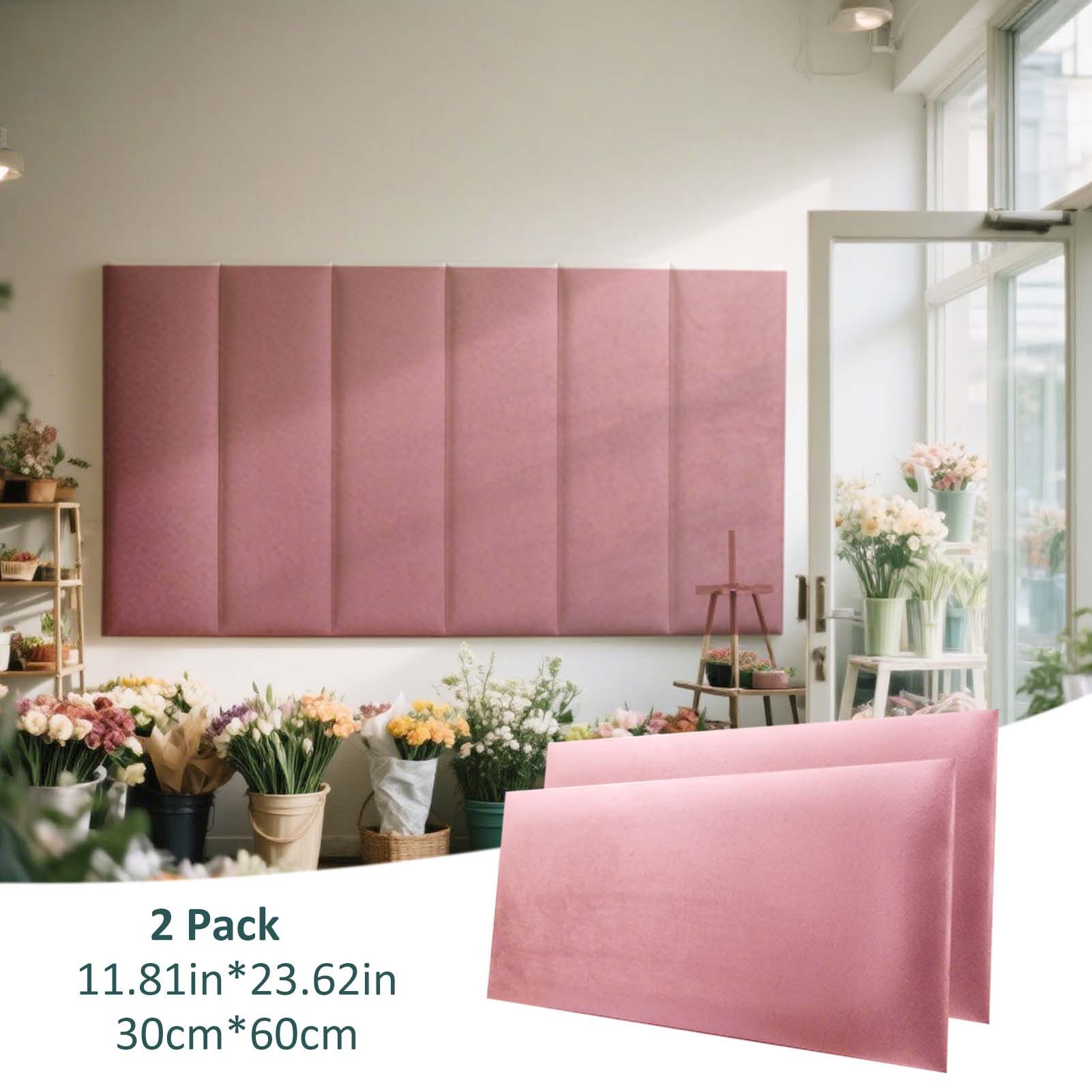 Mejale Wandpolster Wandkissen Wandmontiertes 3D gepolsterte für Schlafzimmer 30x60cm, (2 St)