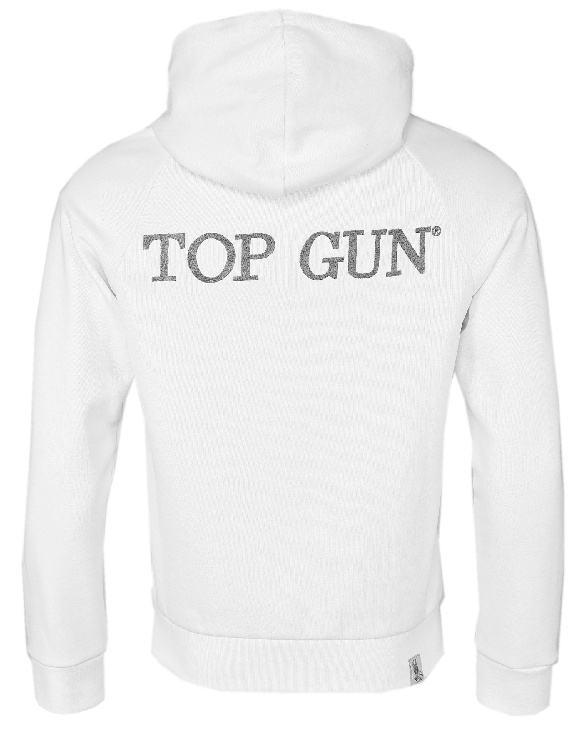 TG22005 TOP Sweatjacke GUN white