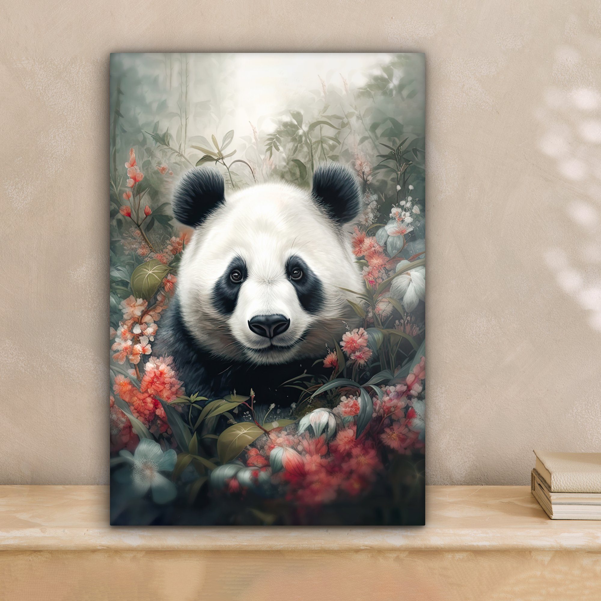 OneMillionCanvasses® Leinwandbild Panda - Wildtiere - günstig online kaufen
