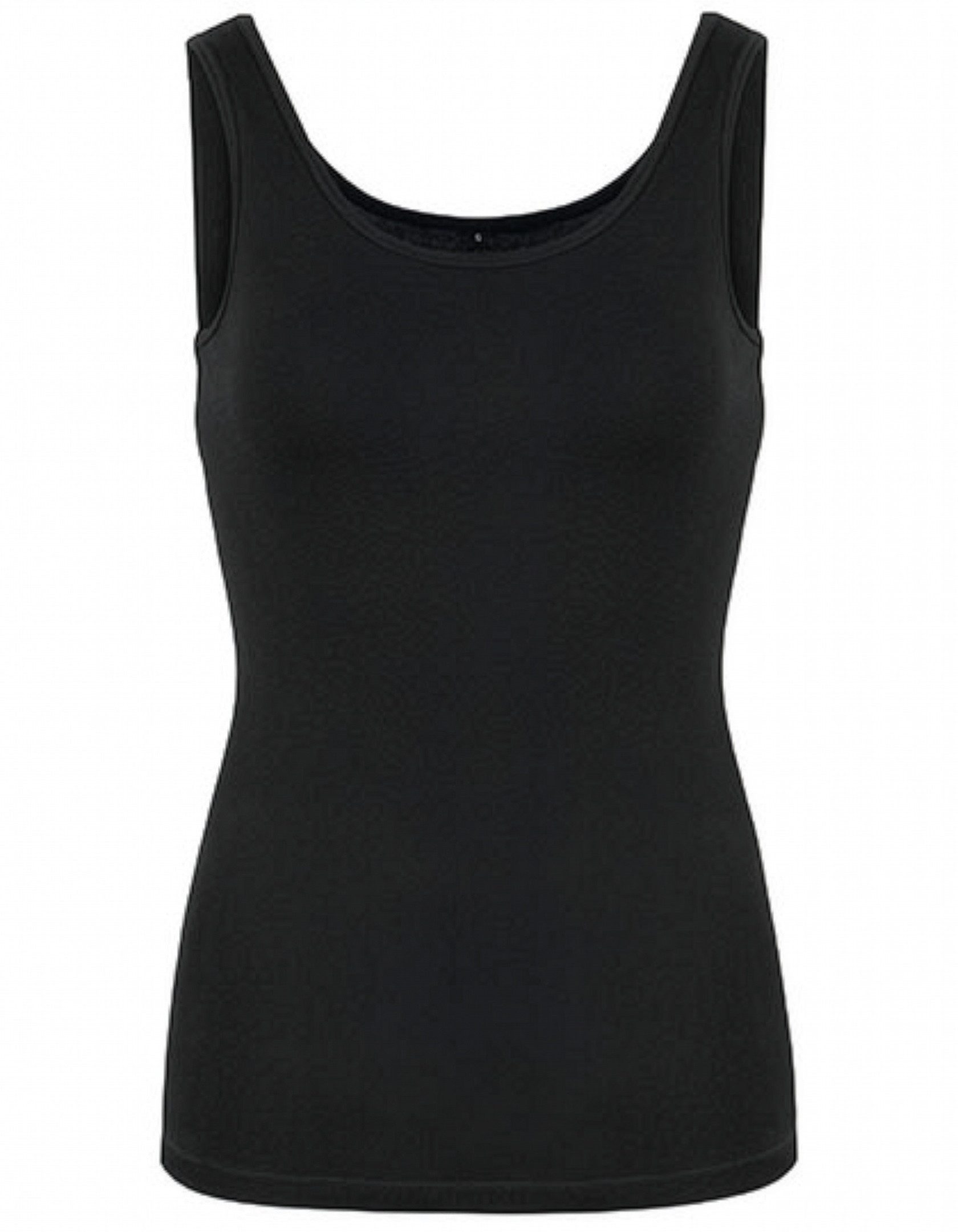 HRM Tanktop Damen Stretch Tanktop aus Baumwolle – figurbetont & elastisch (1-tlg) Gr. XS bis 3XL
