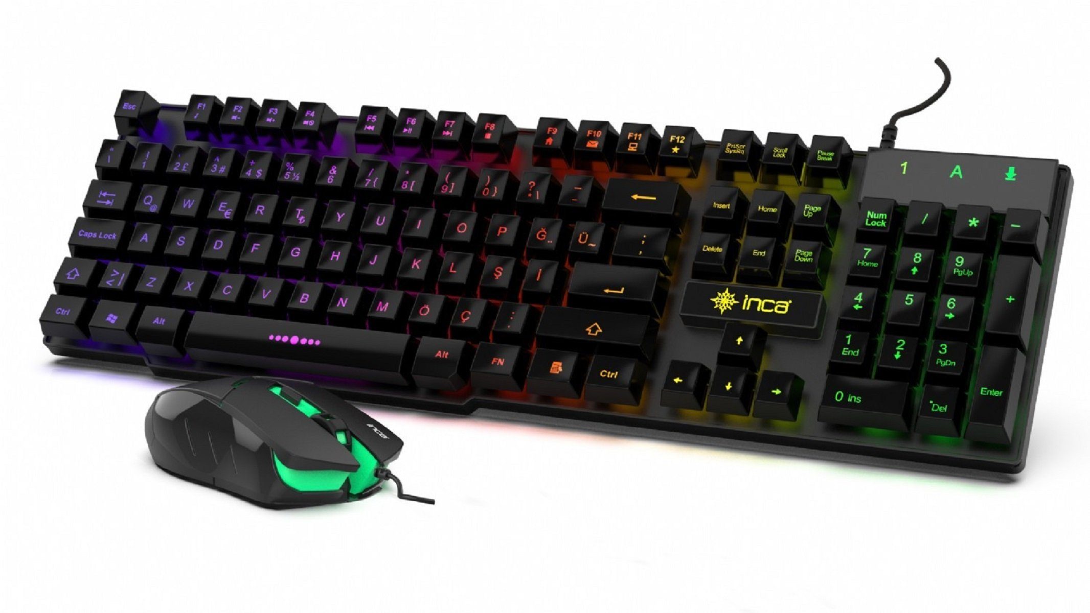INCA Gaming-Tastatur und Maus Set IKG-448 – Die perfekte Kombination Tastatur- und Maus-Set