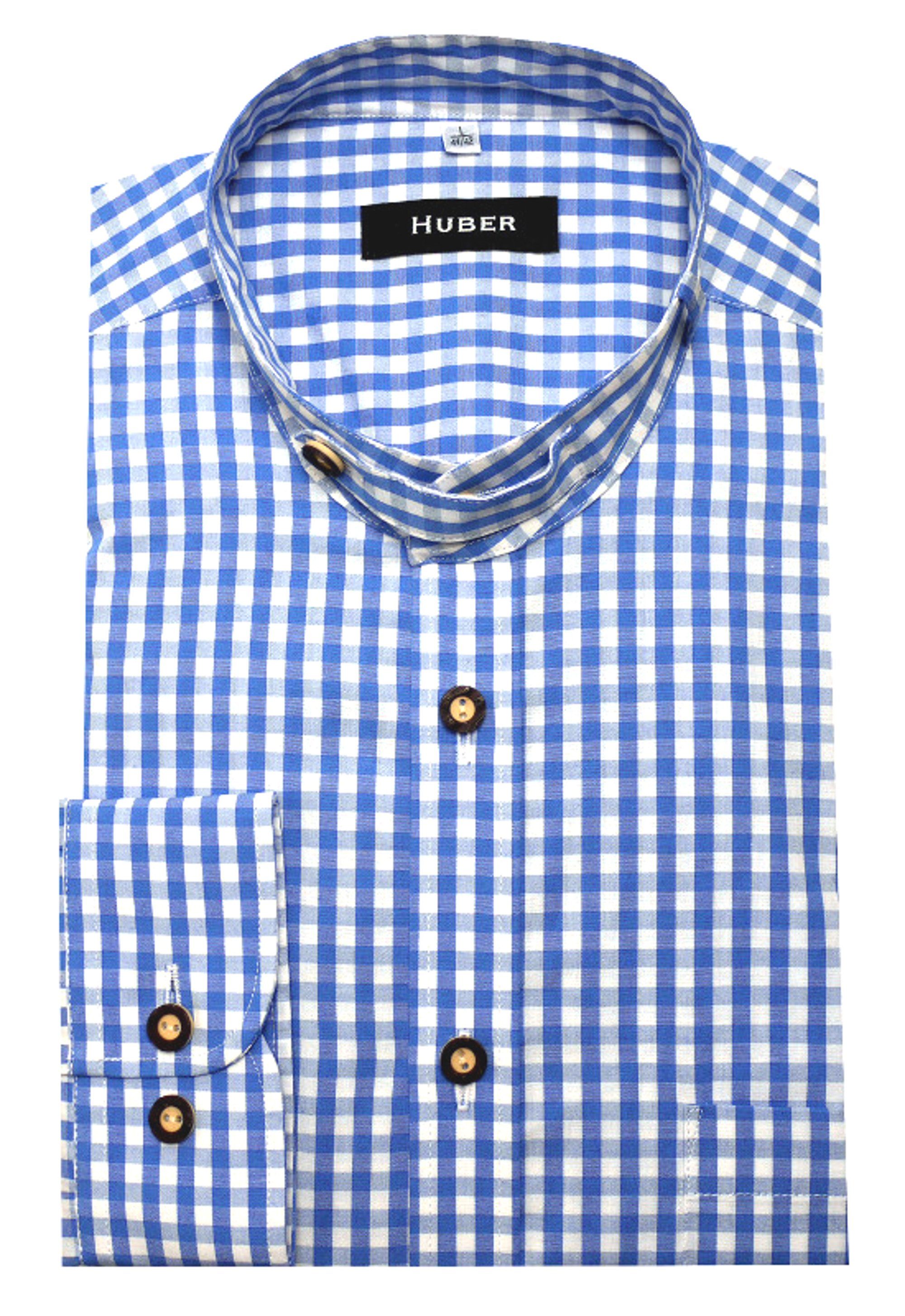 Huber Hemden Trachtenhemd »HU-0722« Stehkragen mit Stofflasche, Krempelarm,  Regular Fit - bequeme Form, Made in EU online kaufen | OTTO