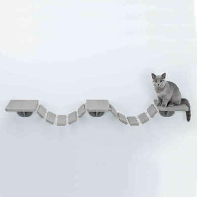 TRIXIE Kratzbaum Wandmontierte Katzenkletterleiter 150 x 30 cm Taupe