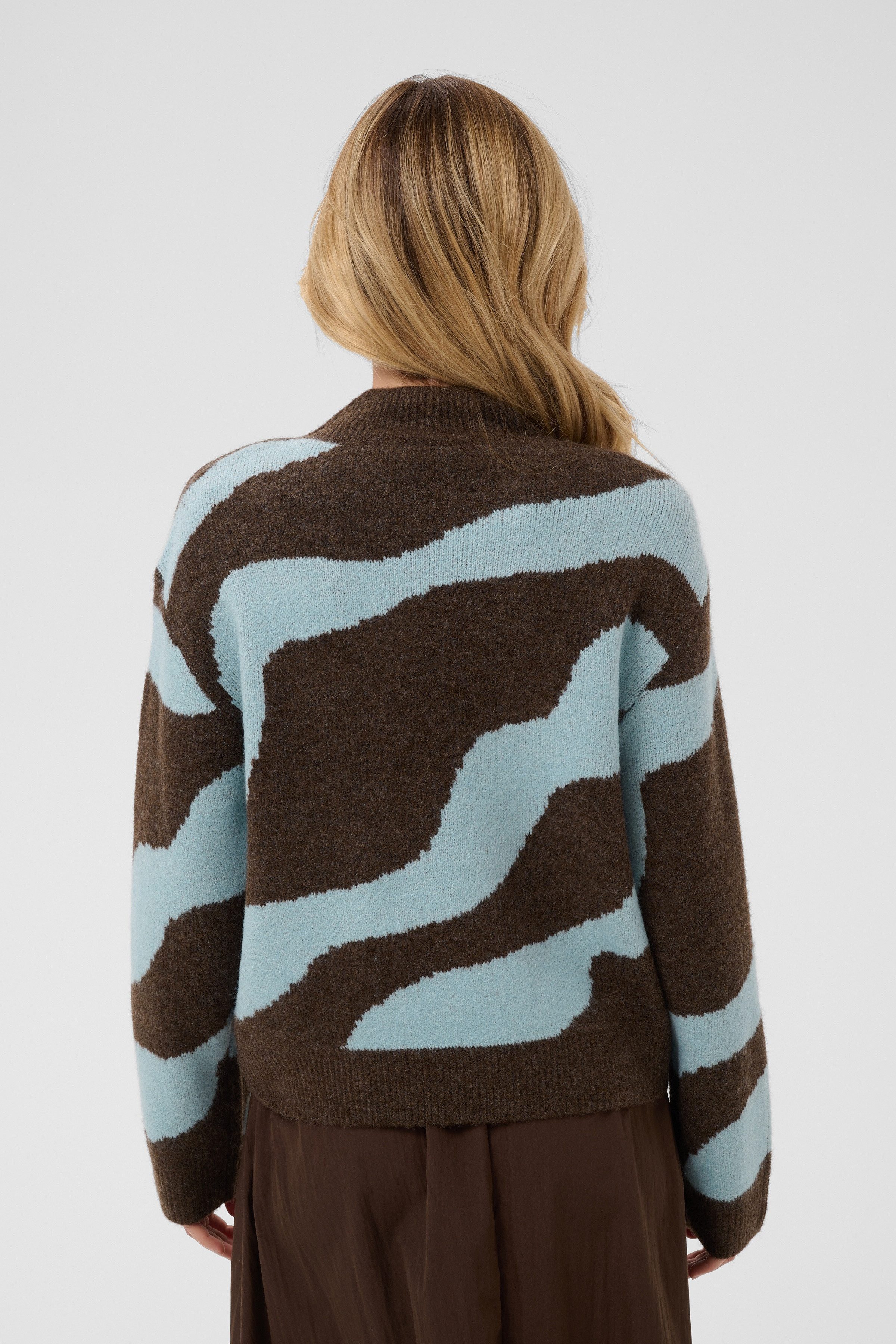 Saint Tropez Rollkragenpullover MallieSZ Pullover Materialmix, Regular fit