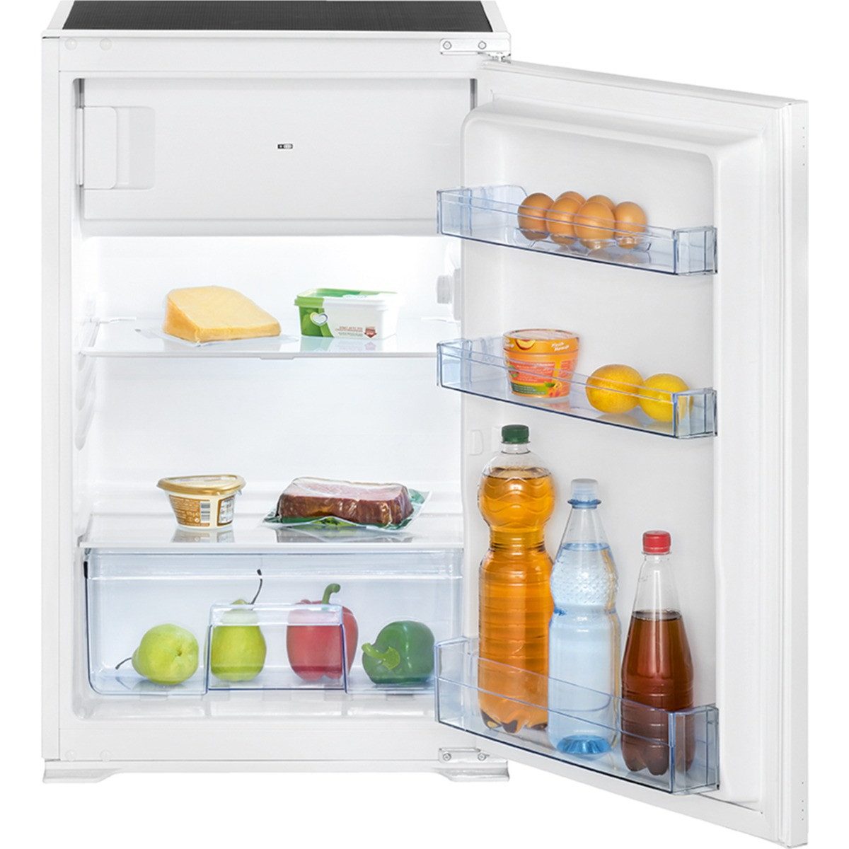 BOMANN Einbaukühlschrank KSE 7810, 93 cm hoch, 57 cm breit, 118L, mit Abtauautomatik & Schlepptürausführung