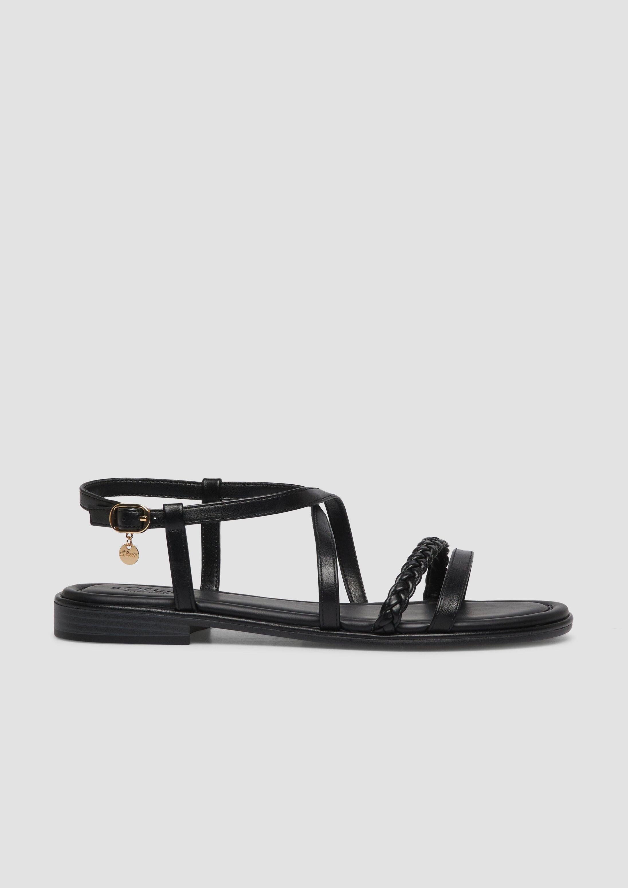 s.Oliver Sandalen Sandale Sandalen in Leder-Optik