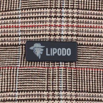 Lipodo Flat Cap (1-St) Schirmmütze mit Schirm, Made in Italy