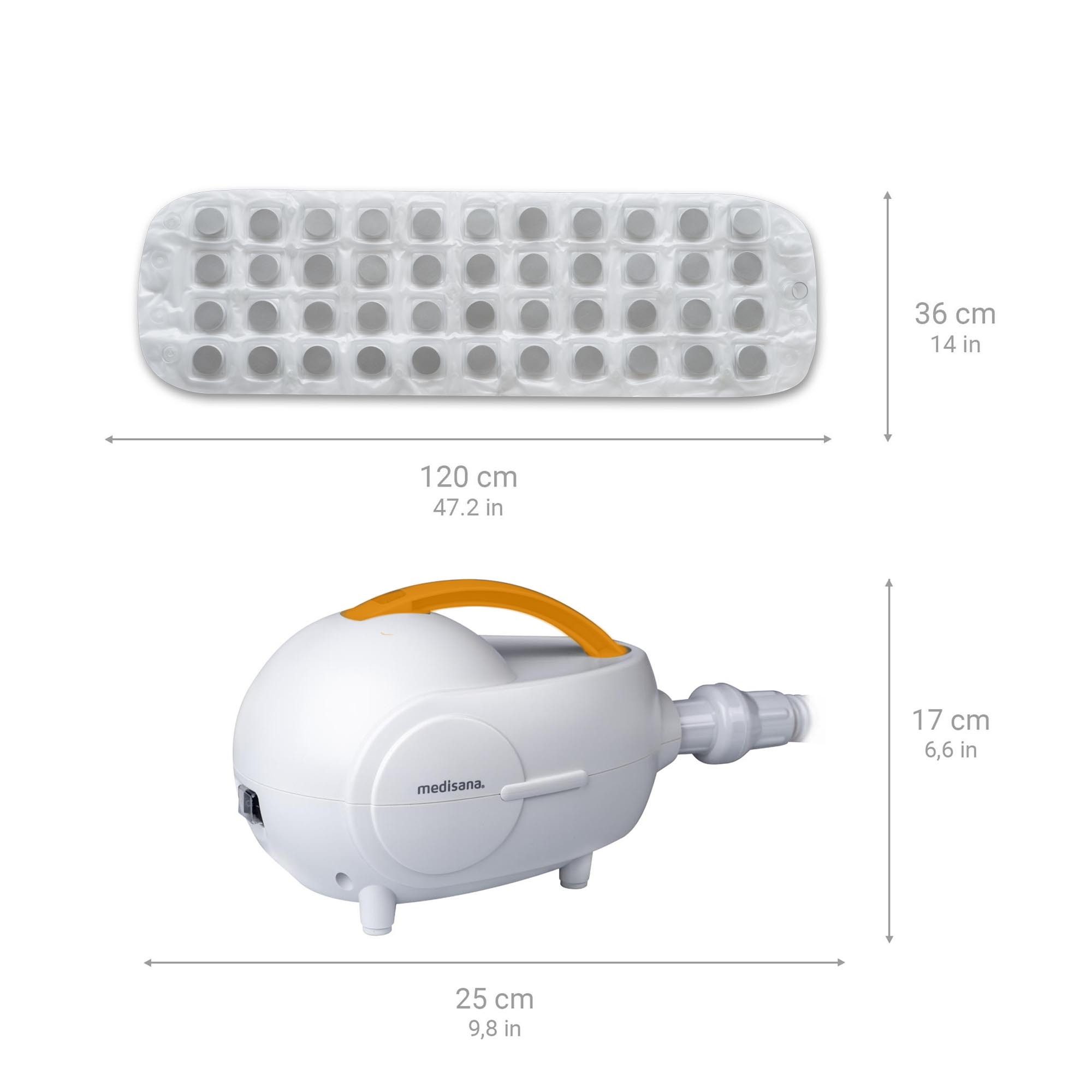 medisana Luftsprudelbad MBH Whirlpool für die Badewanne