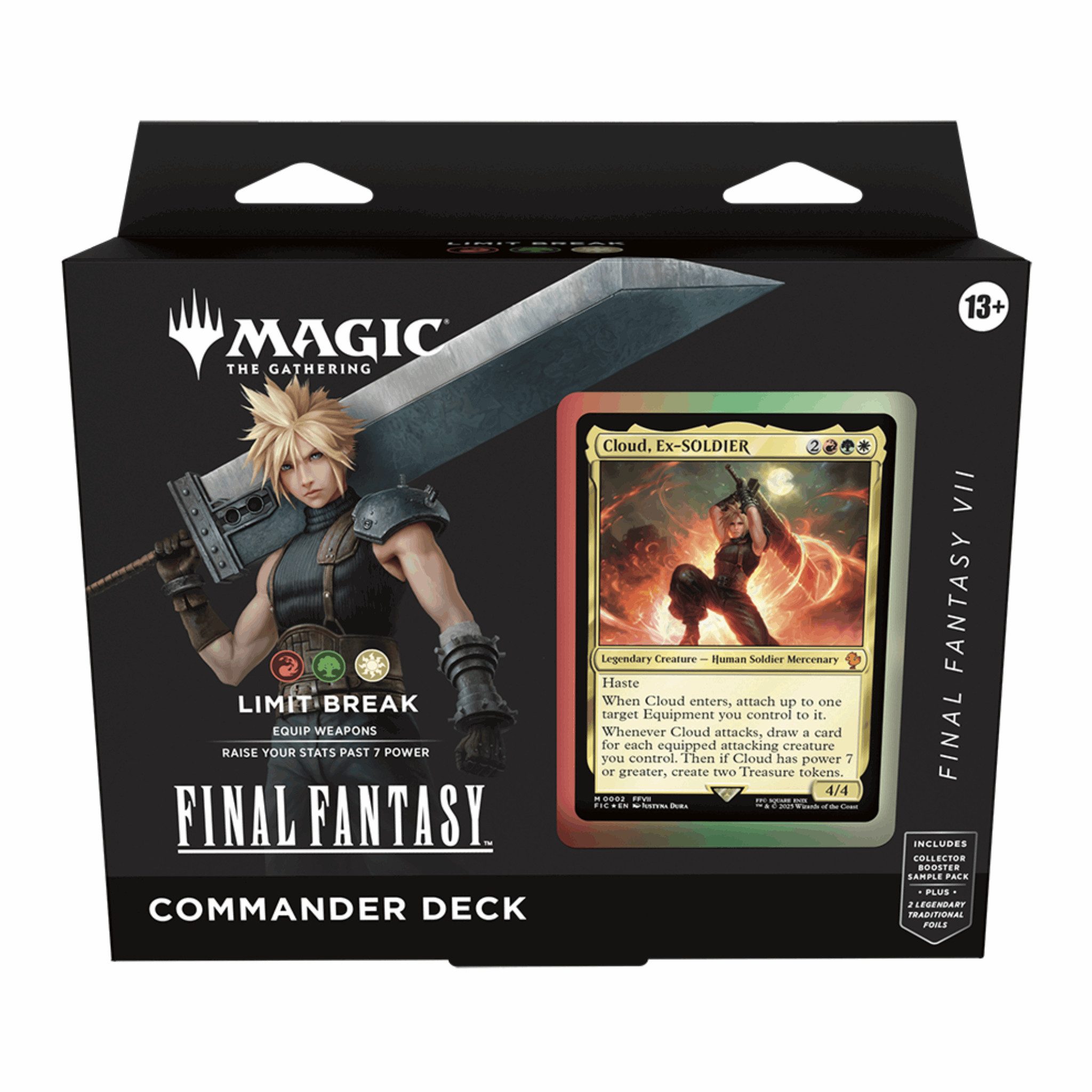 Magic the Gathering Sammelkarte Magic: The Gathering Final Fantasy VII Limit-Break Commander Deck EN