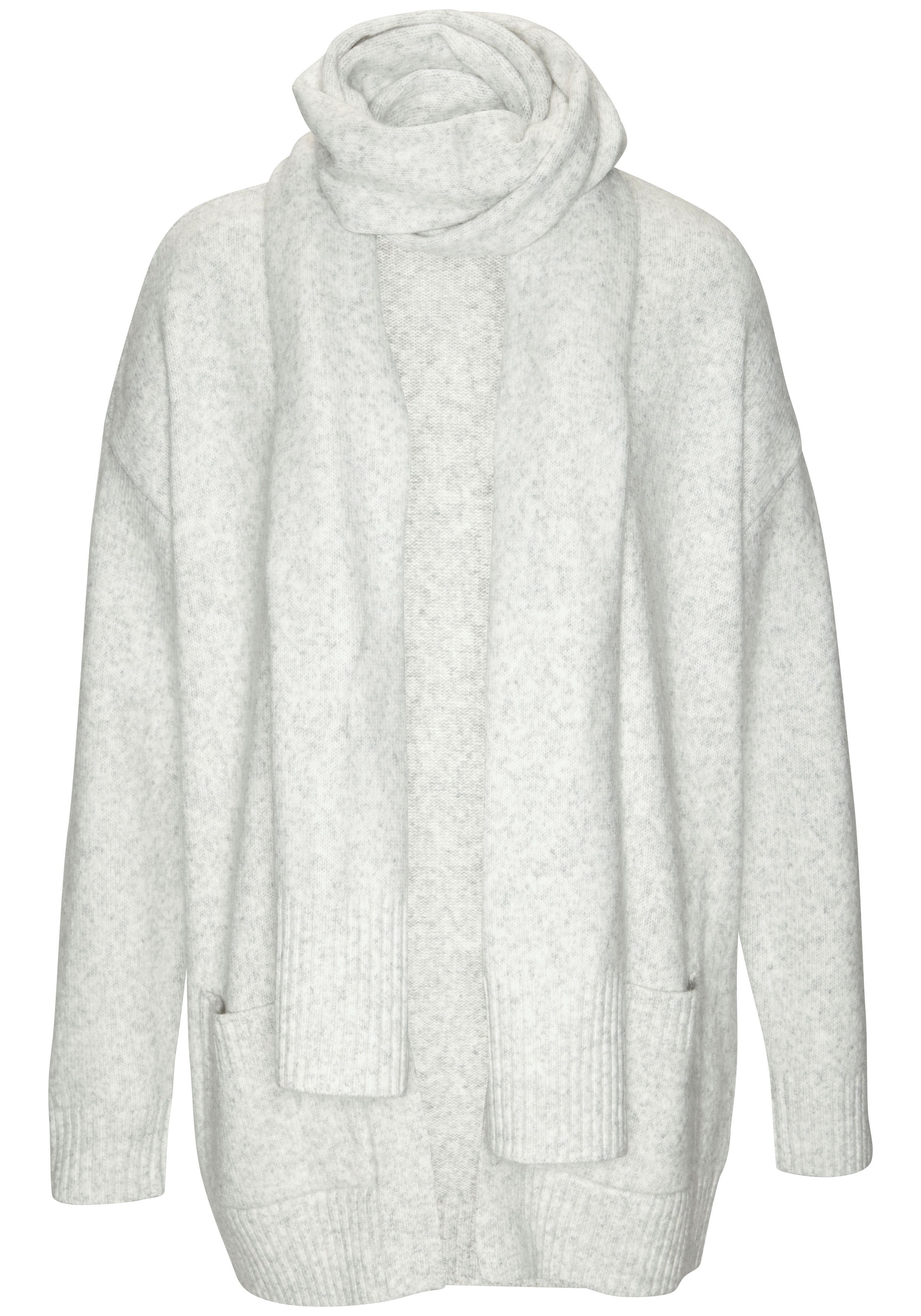 Vivance Strickjacke (Set, mit Schal) aus kuscheliger Strickqualität, Cardigan. € 79,99