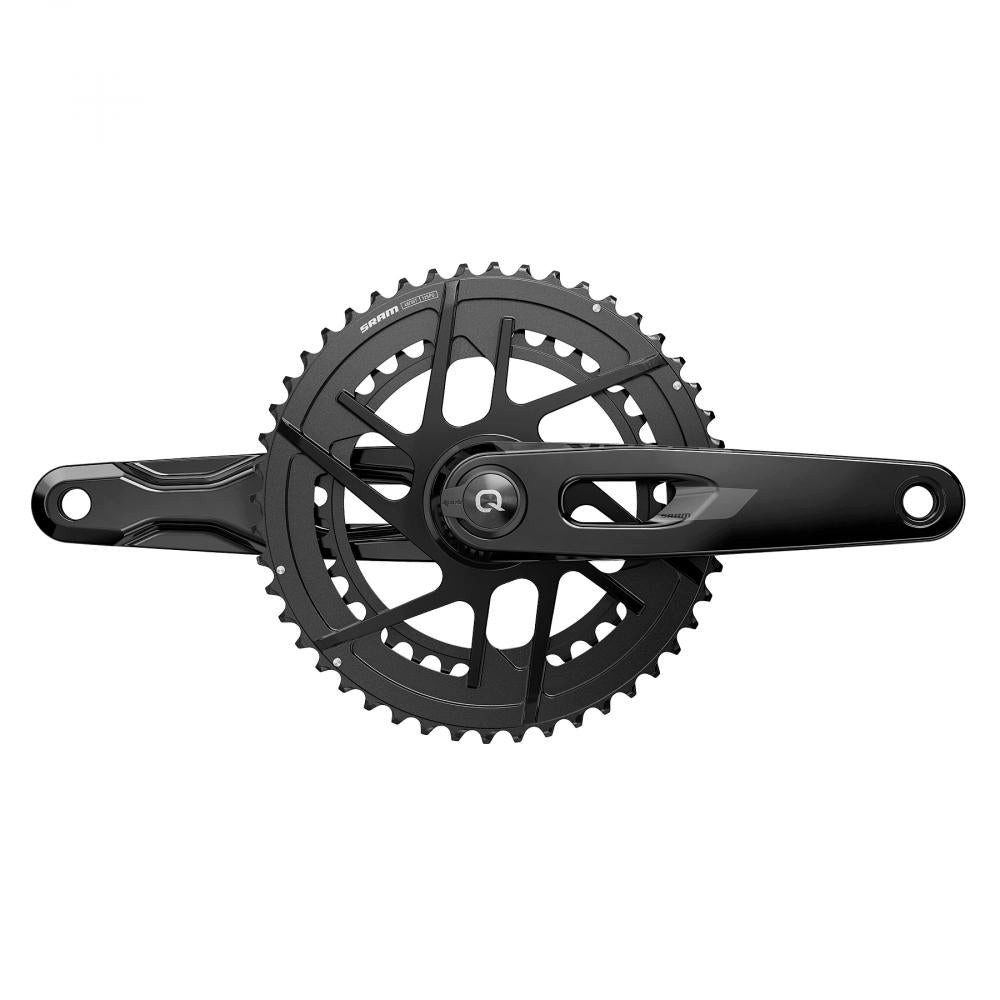 SRAM Fahrradkurbel SRAM Quarq Rival E1 Powermeter Kurbelgarnitur 170mm 48-35T - DUB Carbo