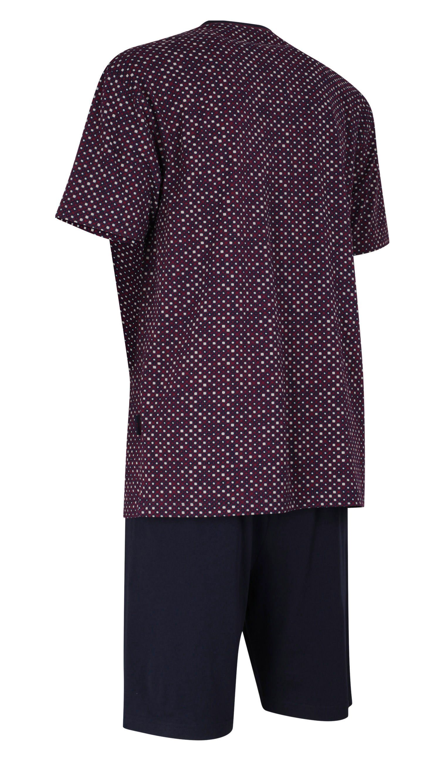 GÖTZBURG Shorty Herren Pyjama kurz (2 tlg) Baumwolle auch große Größen