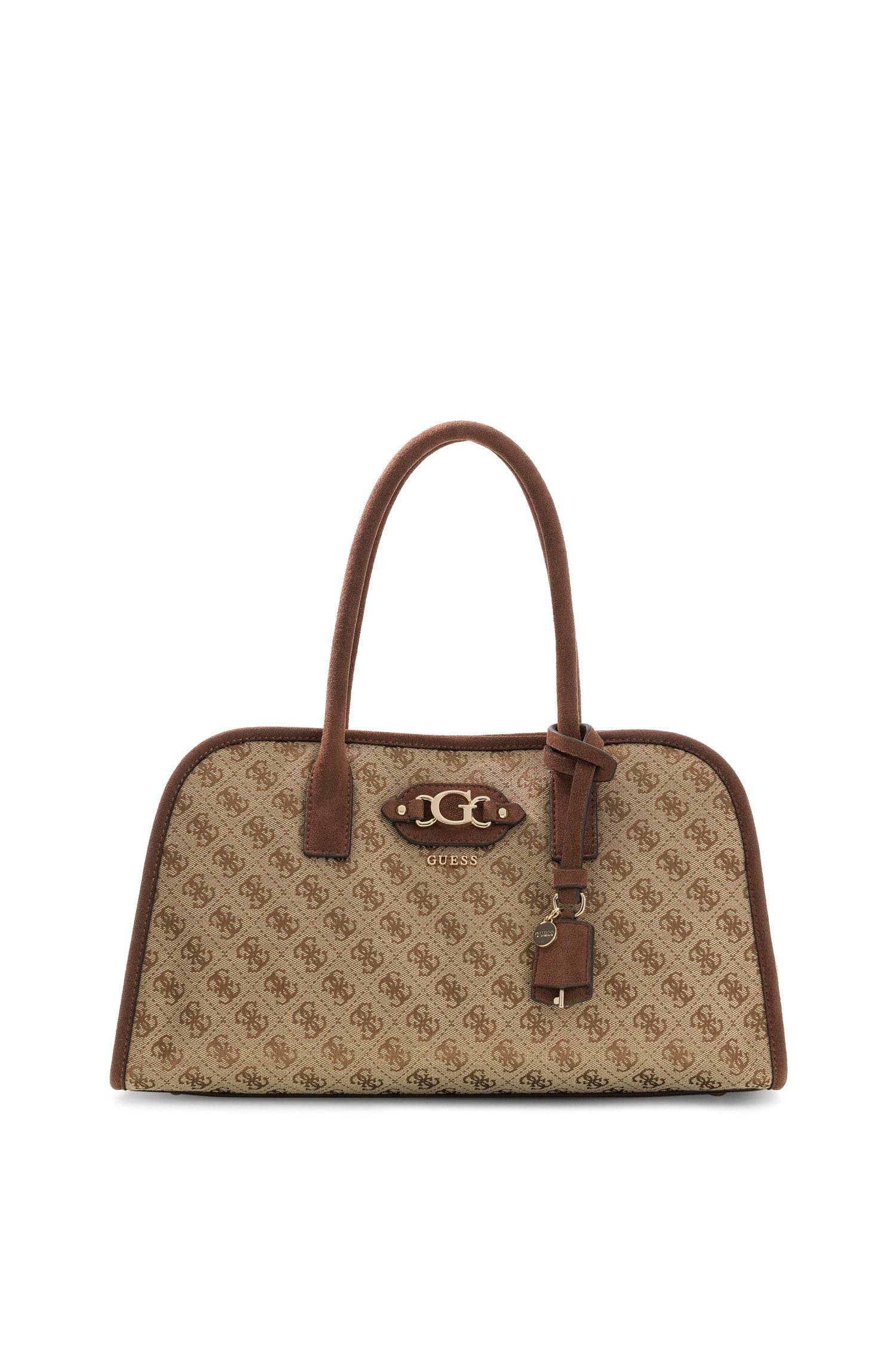 Guess Schultertasche HWJG2313060 SAMANTHA GIRLFRIEND SATCHEL Woman (Stück, 1-tlg., 1), Logoschriftzug