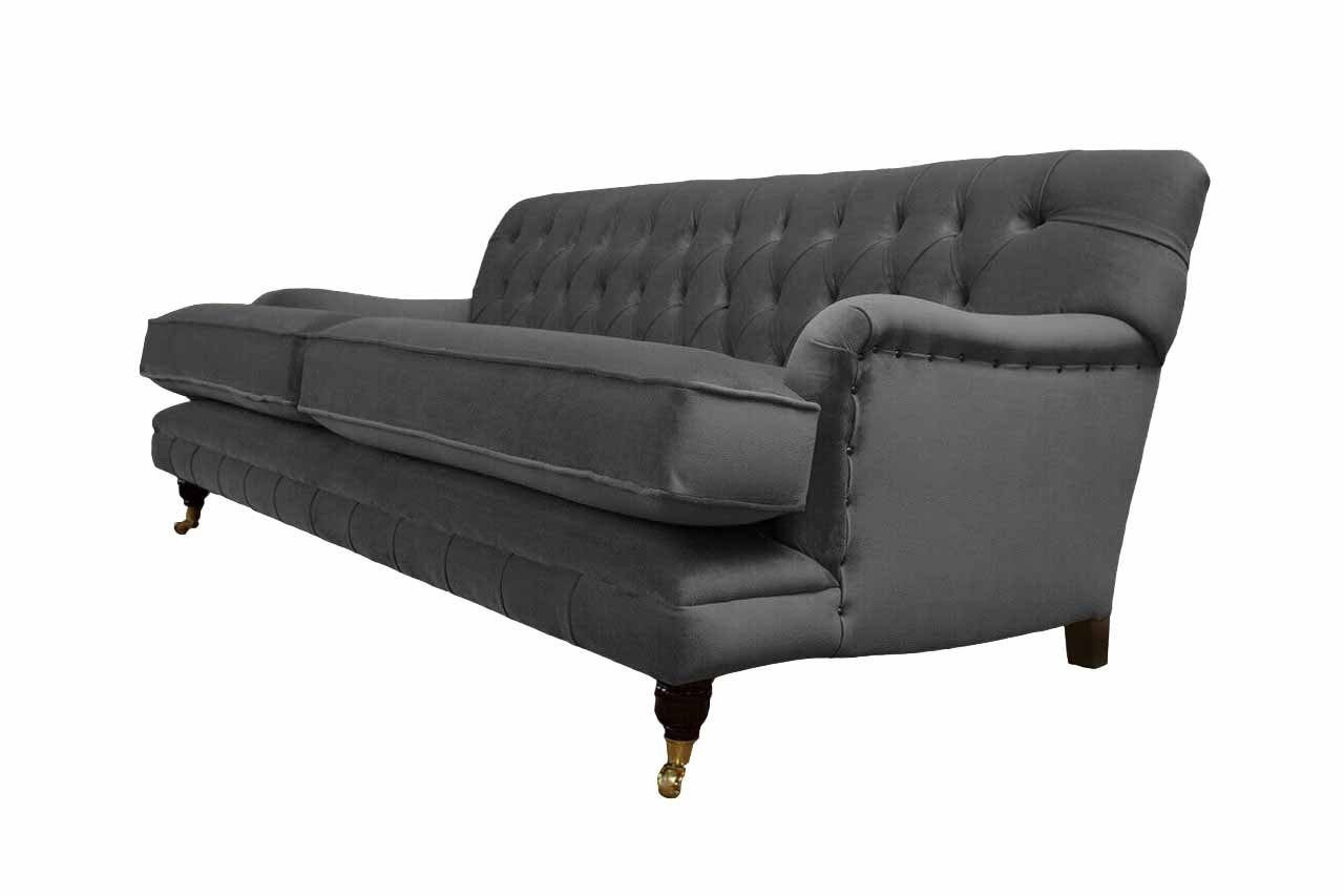JVmoebel Sofa, Designer Sofa 3 Designsofa Polster Couch Sitzer Grau Neu Modern Sofas