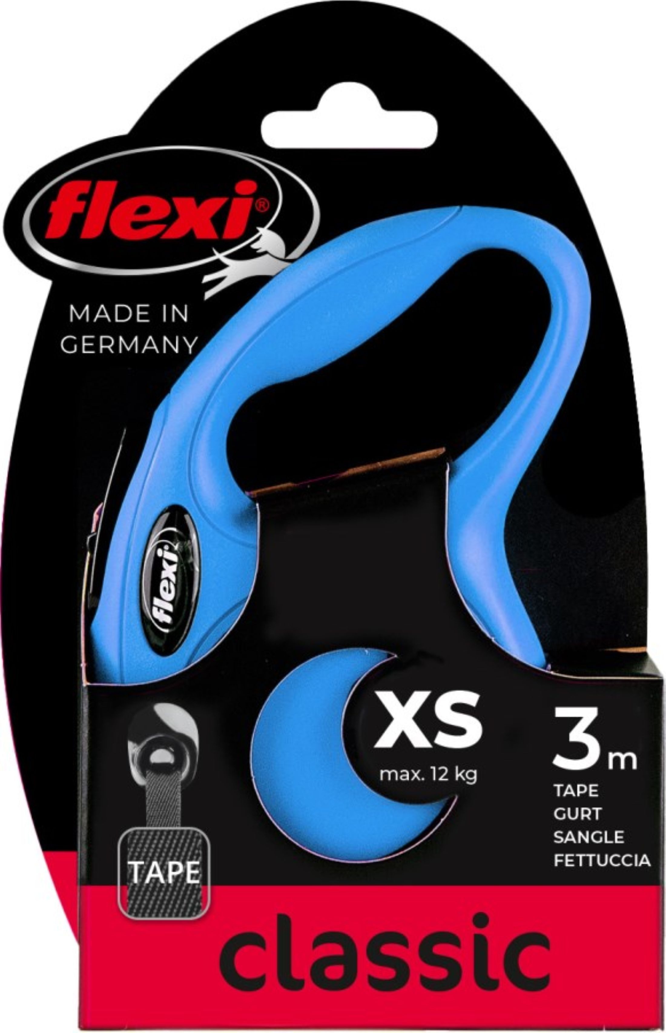 Kerbl Leine Kerbl flexi New Classic Gurt blau XS 80289, (1-tlg)