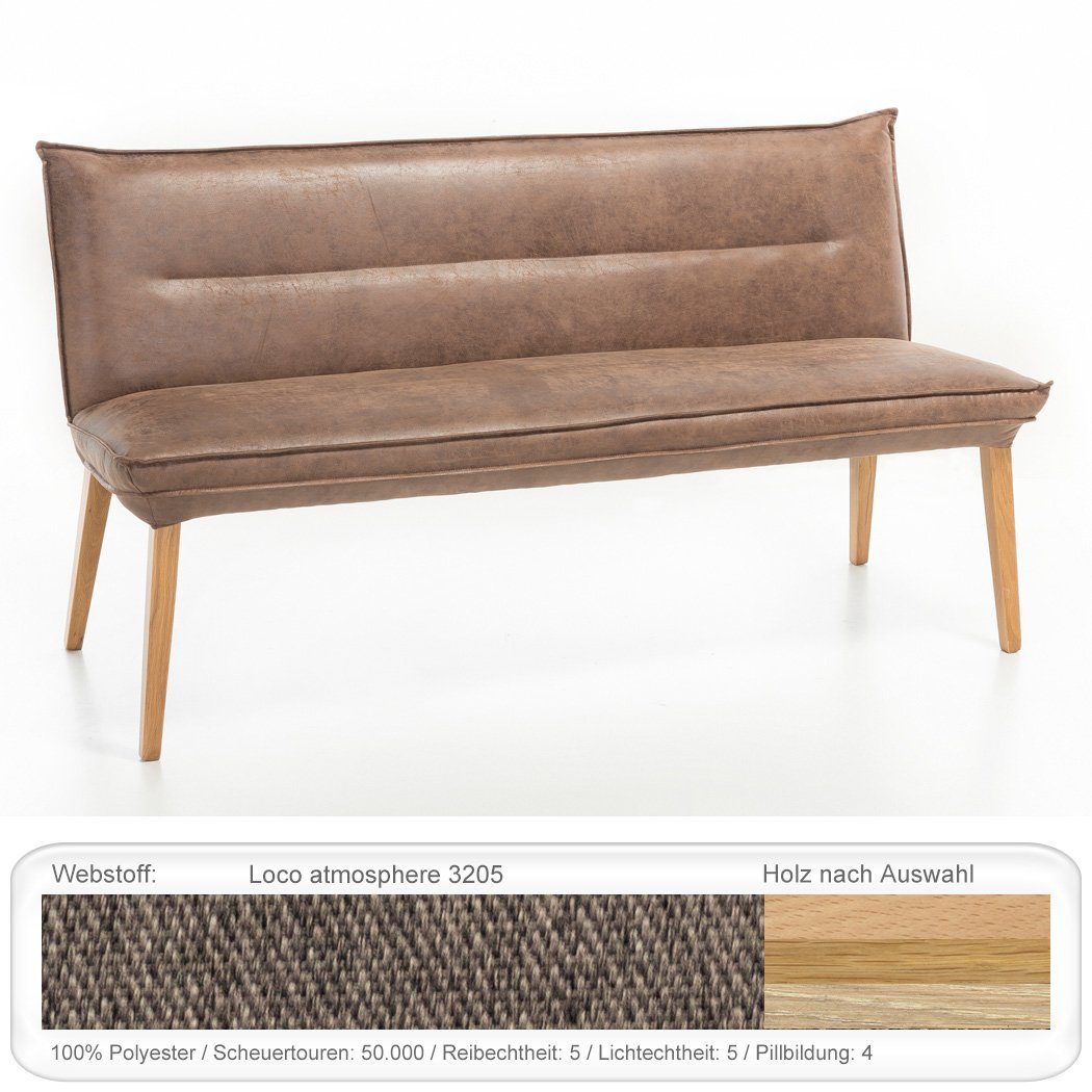 expendio Sitzbank Gerit 2, Buche natur lackiert, Loco atmosphere 3205 160x86x67 cm aus Massivholz | Sitzbänke