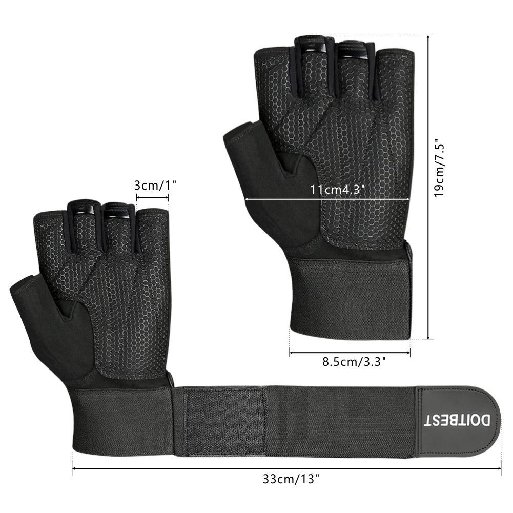 CCLIFE Trainingshandschuhe Trainingshandschuhe mit Handgelenkschutz Sporthandschuhe