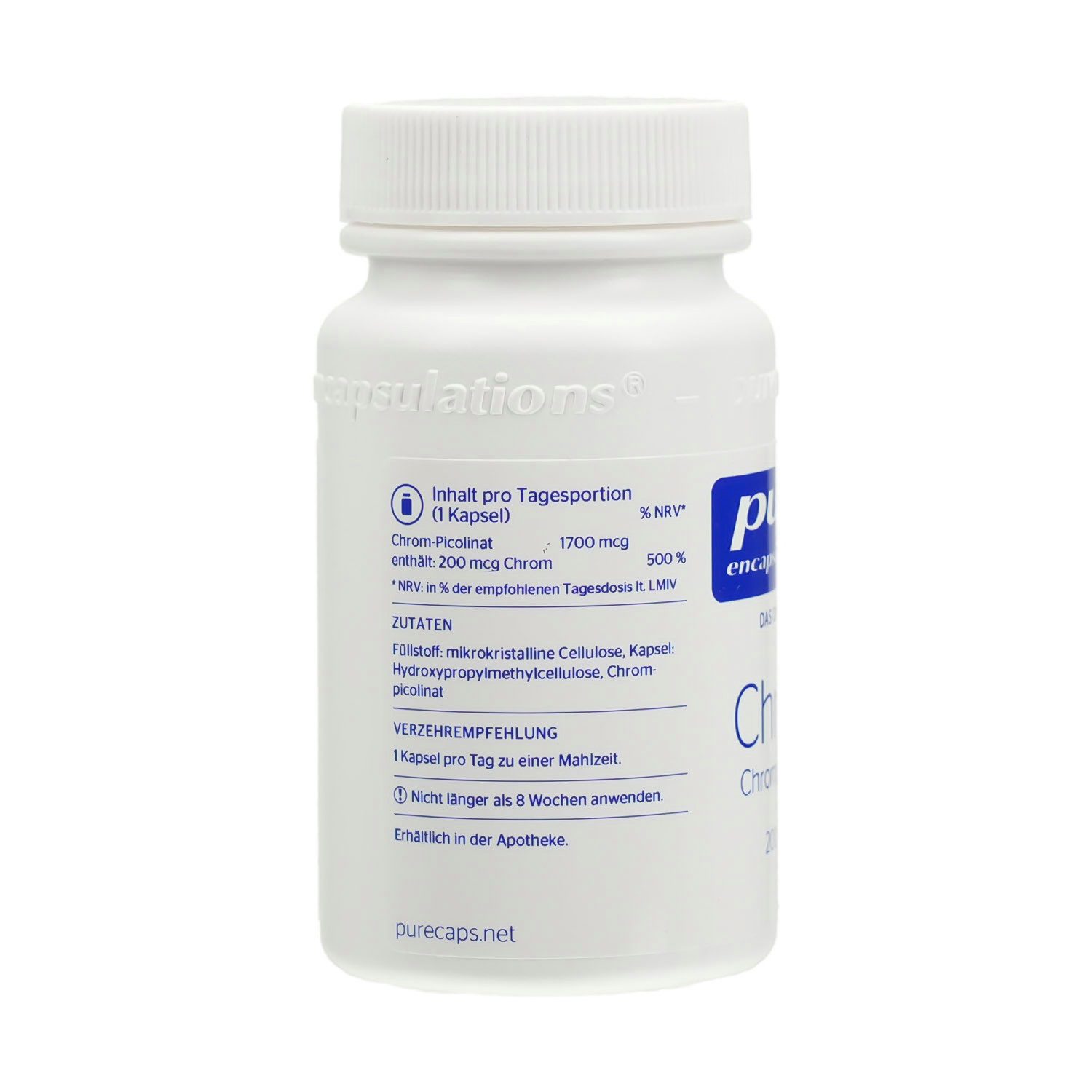 Pure PURE ENCAPSULATIONS Chrom Chrompicol.200μg Kapseln Kapsel