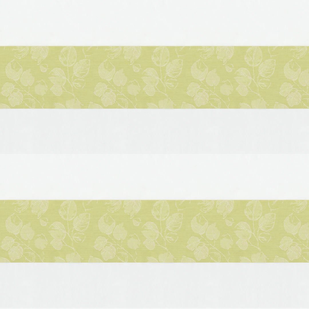 halbtransparent, weiß Dorina, Neutex (1 Dekoqualität weichfließende for Vorhang you!, St), softe Multifunktionsband gelbgrün
