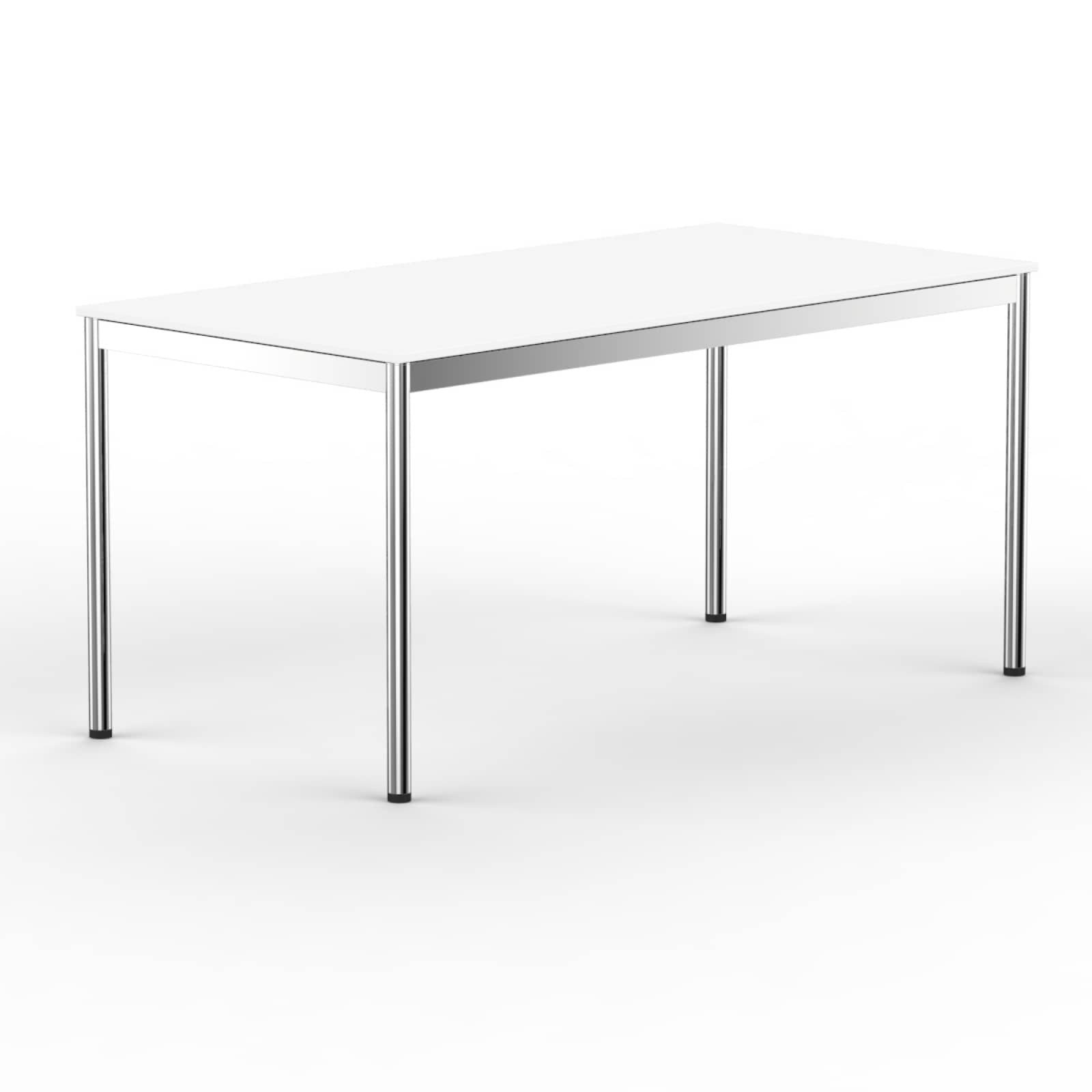 Versee Schreibtisch Konferenztisch VST1, höhenverstellbar, 100/120/140/150/160/180/200 cm (Arbeitstisch für Büro und Home-Office, 1 Tisch), ergonomisch höhenverstellbar, kratzfest, 200kg belastbar