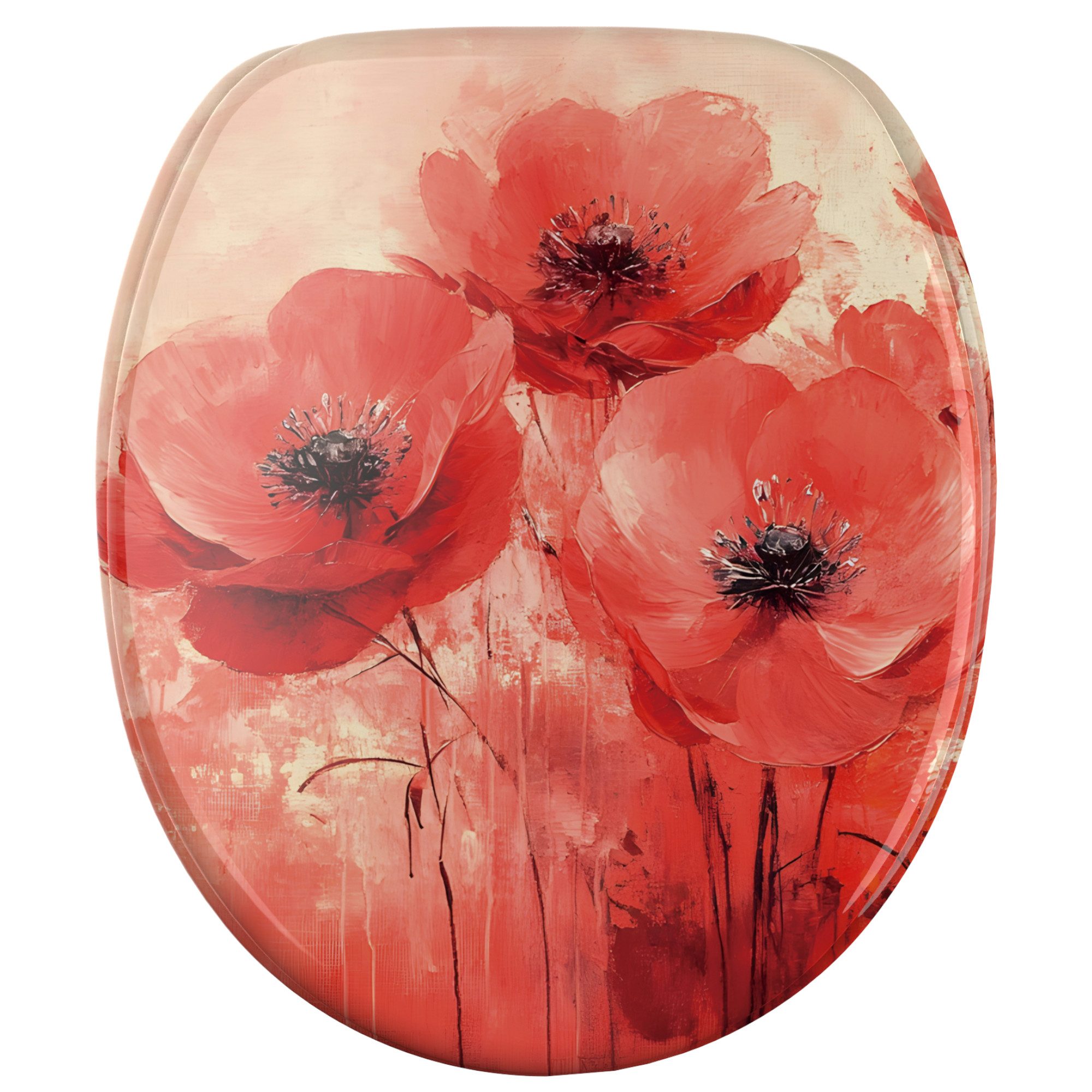 Sanilo WC-Sitz Poppy, mit Absenkautomatik, hochwertig & modern, universell, leichte Montage