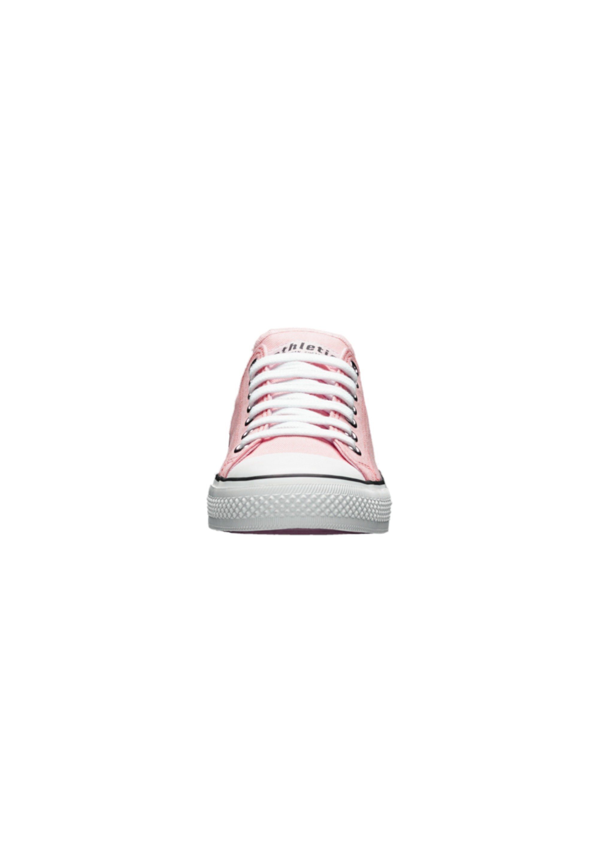 ETHLETIC Fair White Lo Cut P White Trainer Vegan, Fair, Strawberry Nachhaltig Pink Just Cap Sneaker 