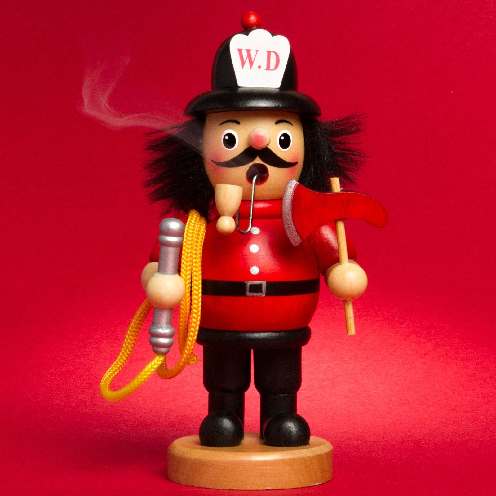 rot RM-B - Motive Holz Feuerwehrmann aus Weihnachtsfigur B08 verschiedene SIKORA Räuchermännchen