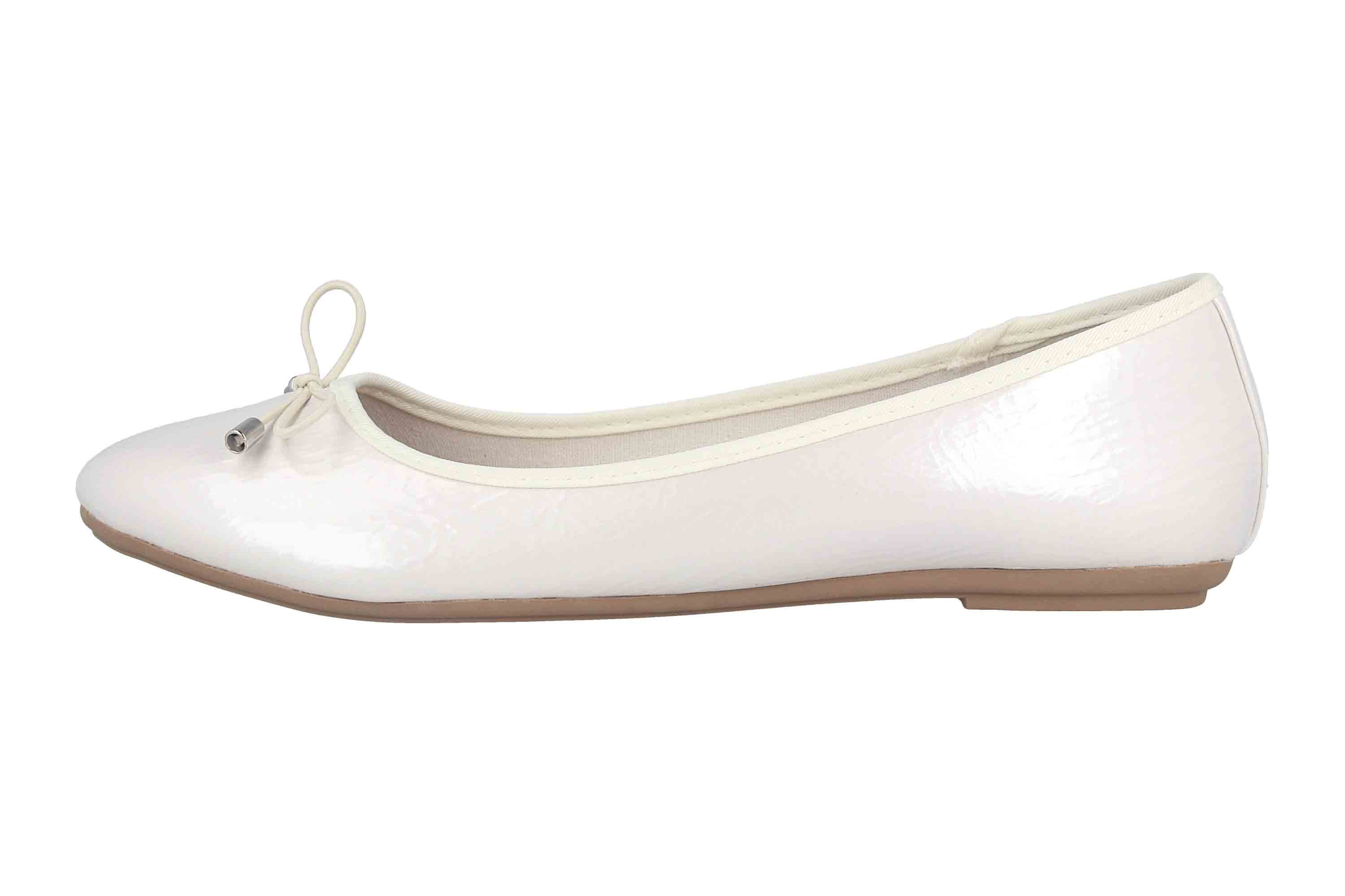 Fitters Footwear 2.514362 Off White Ballerina