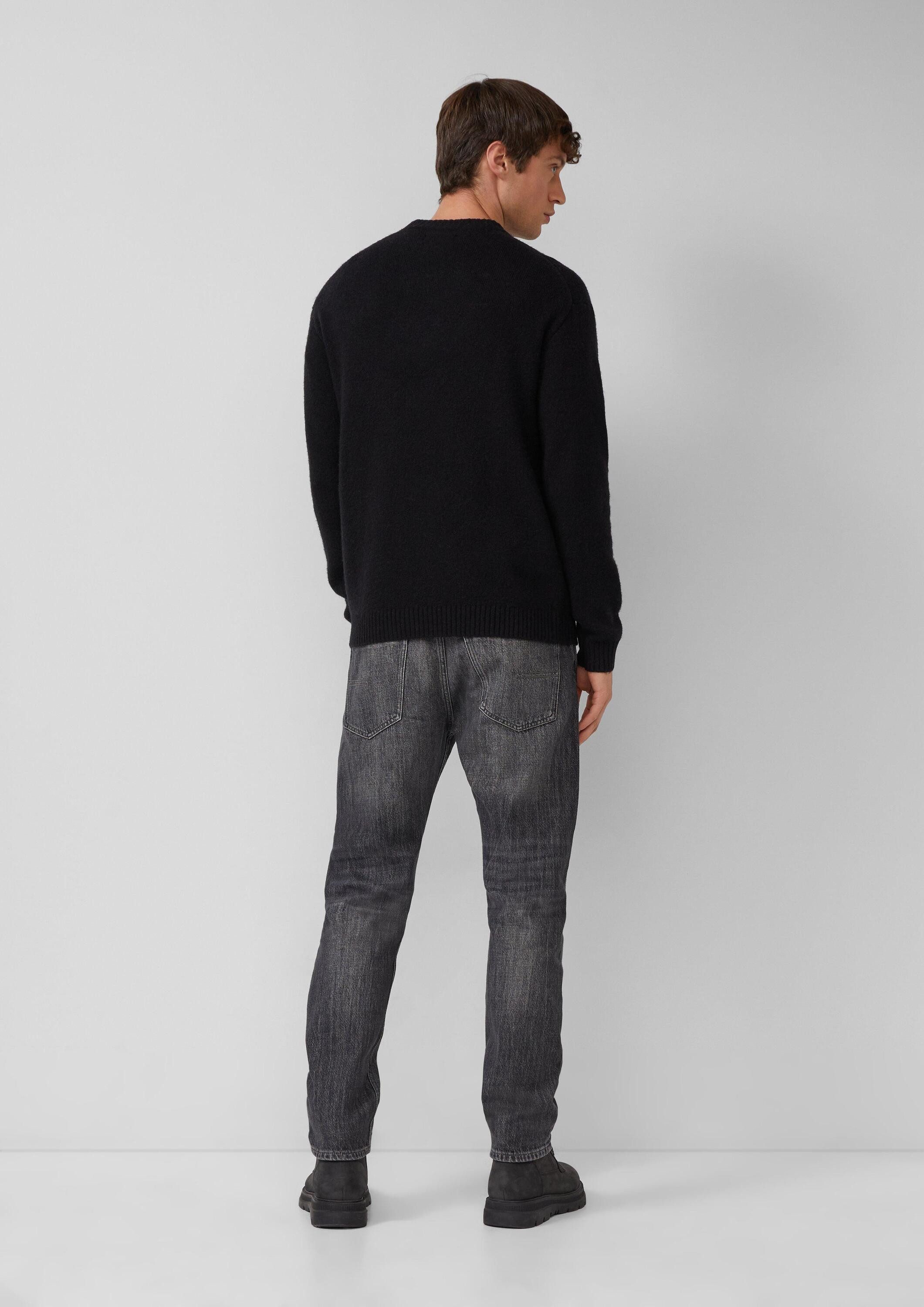 s.Oliver Longpullover Strickpullover Weicher Relaxed-Fit-Pullover aus Wollmix