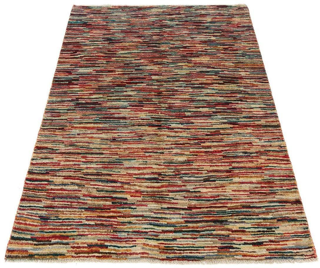 Wollteppich Streifen Multicolore 178 x 120 cm, morgenland, rechteckig, Höhe: 8 mm, Handgeknüpft